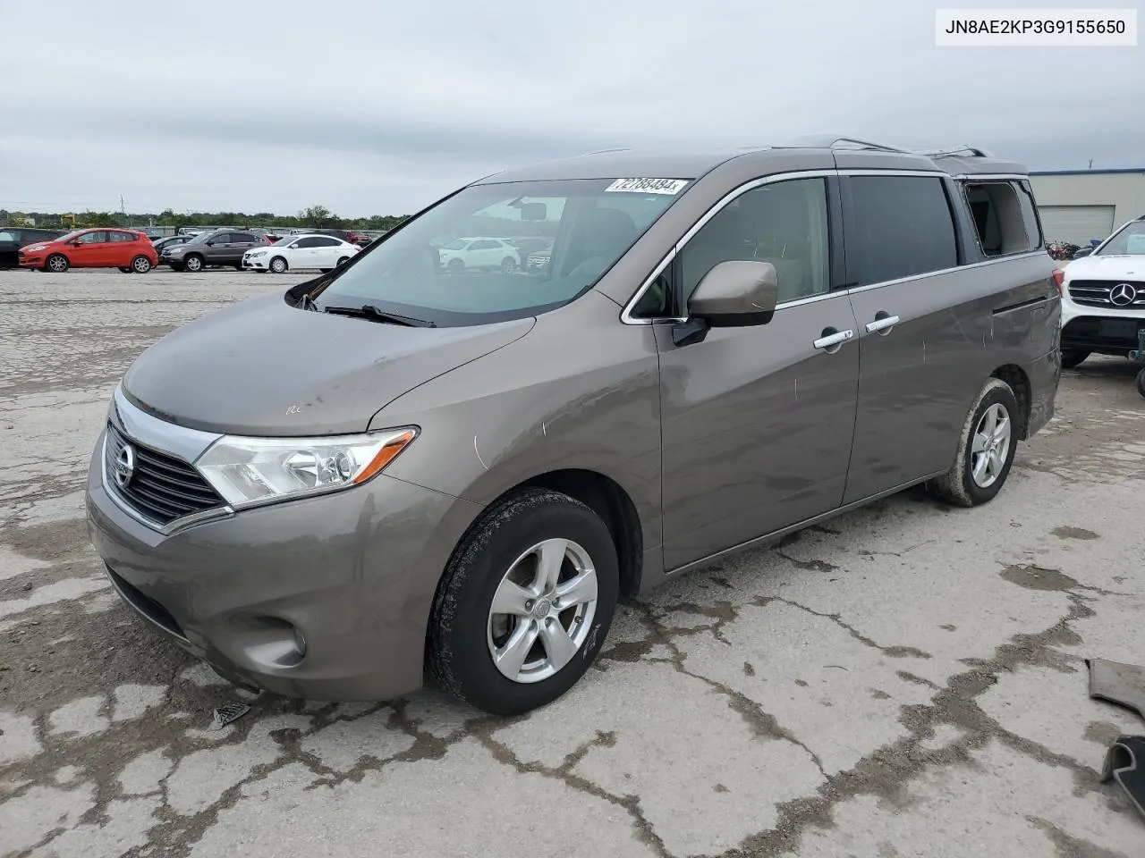 2016 Nissan Quest S VIN: JN8AE2KP3G9155650 Lot: 72788484