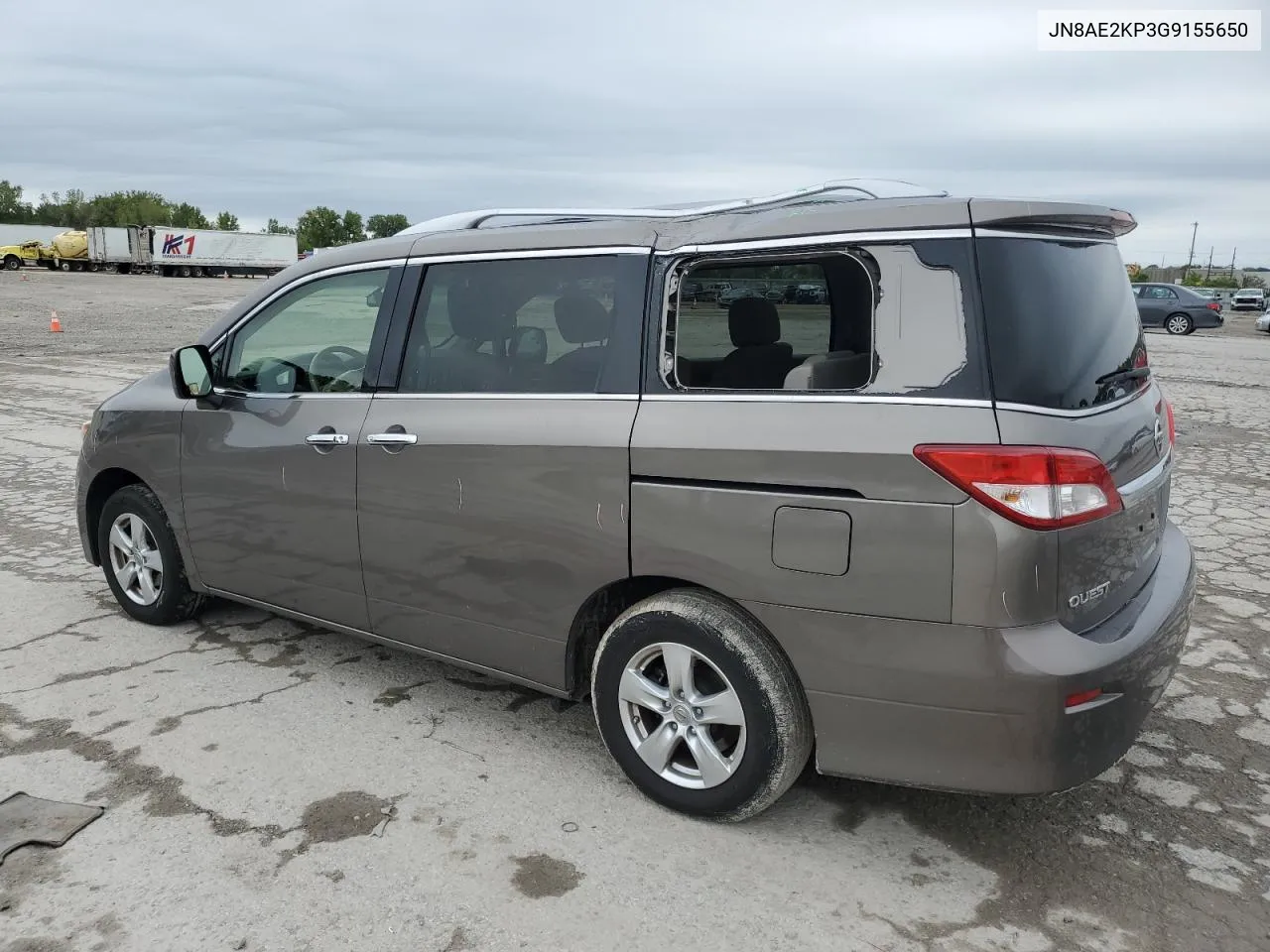 2016 Nissan Quest S VIN: JN8AE2KP3G9155650 Lot: 72788484