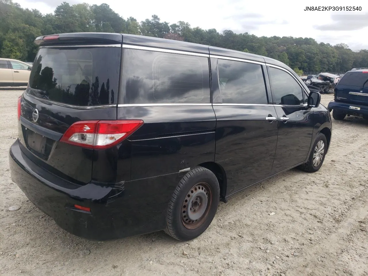 2016 Nissan Quest S VIN: JN8AE2KP3G9152540 Lot: 73924004