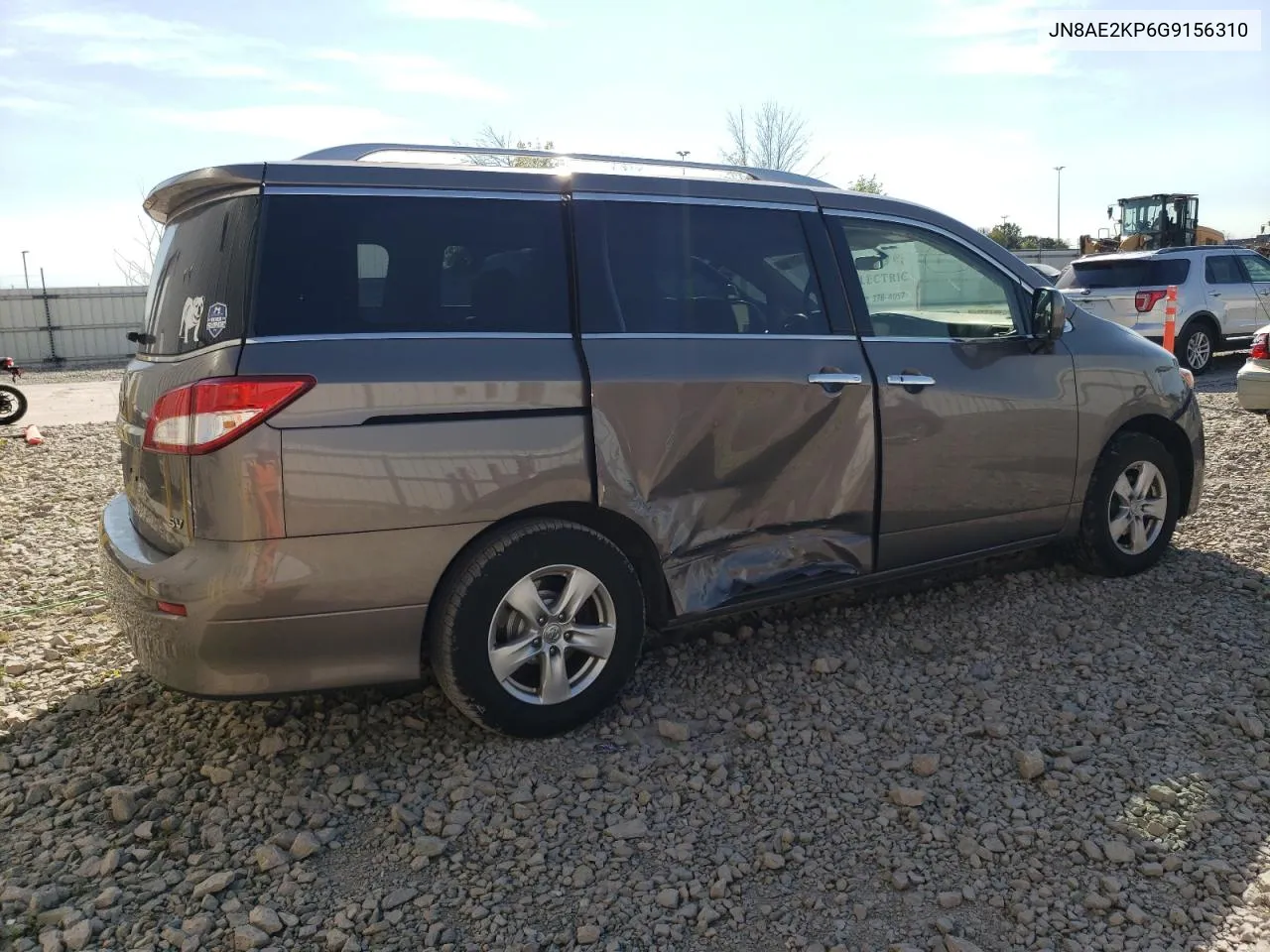 2016 Nissan Quest S VIN: JN8AE2KP6G9156310 Lot: 74262414