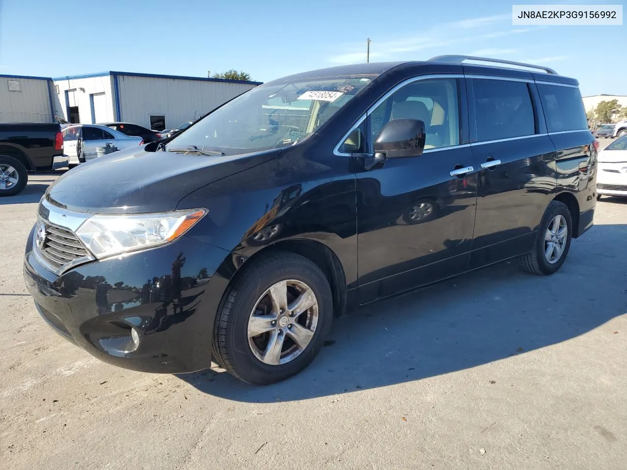 2016 Nissan Quest S VIN: JN8AE2KP3G9156992 Lot: 74518054