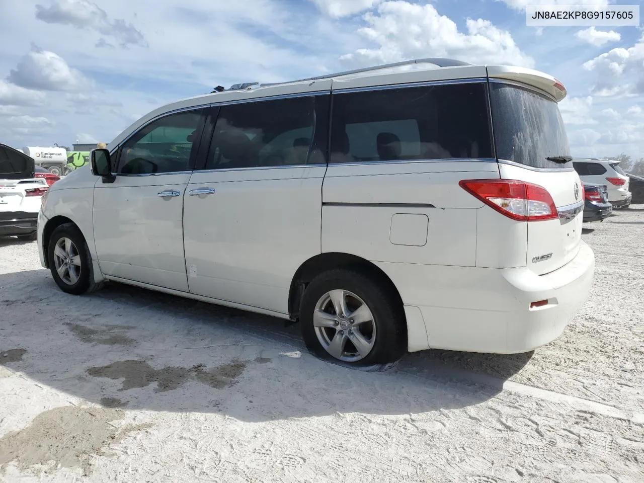 2016 Nissan Quest S VIN: JN8AE2KP8G9157605 Lot: 77218314