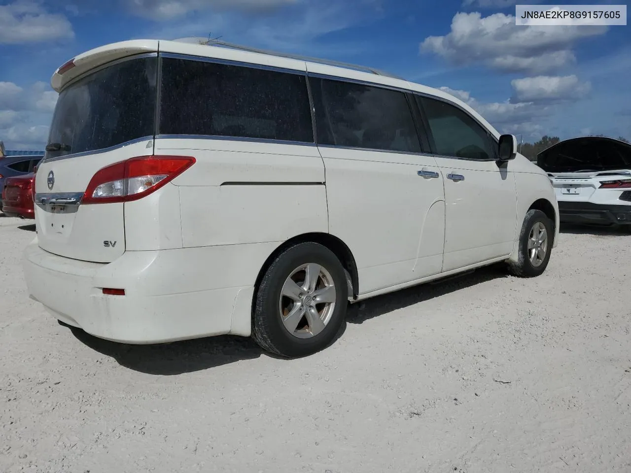 2016 Nissan Quest S VIN: JN8AE2KP8G9157605 Lot: 77218314