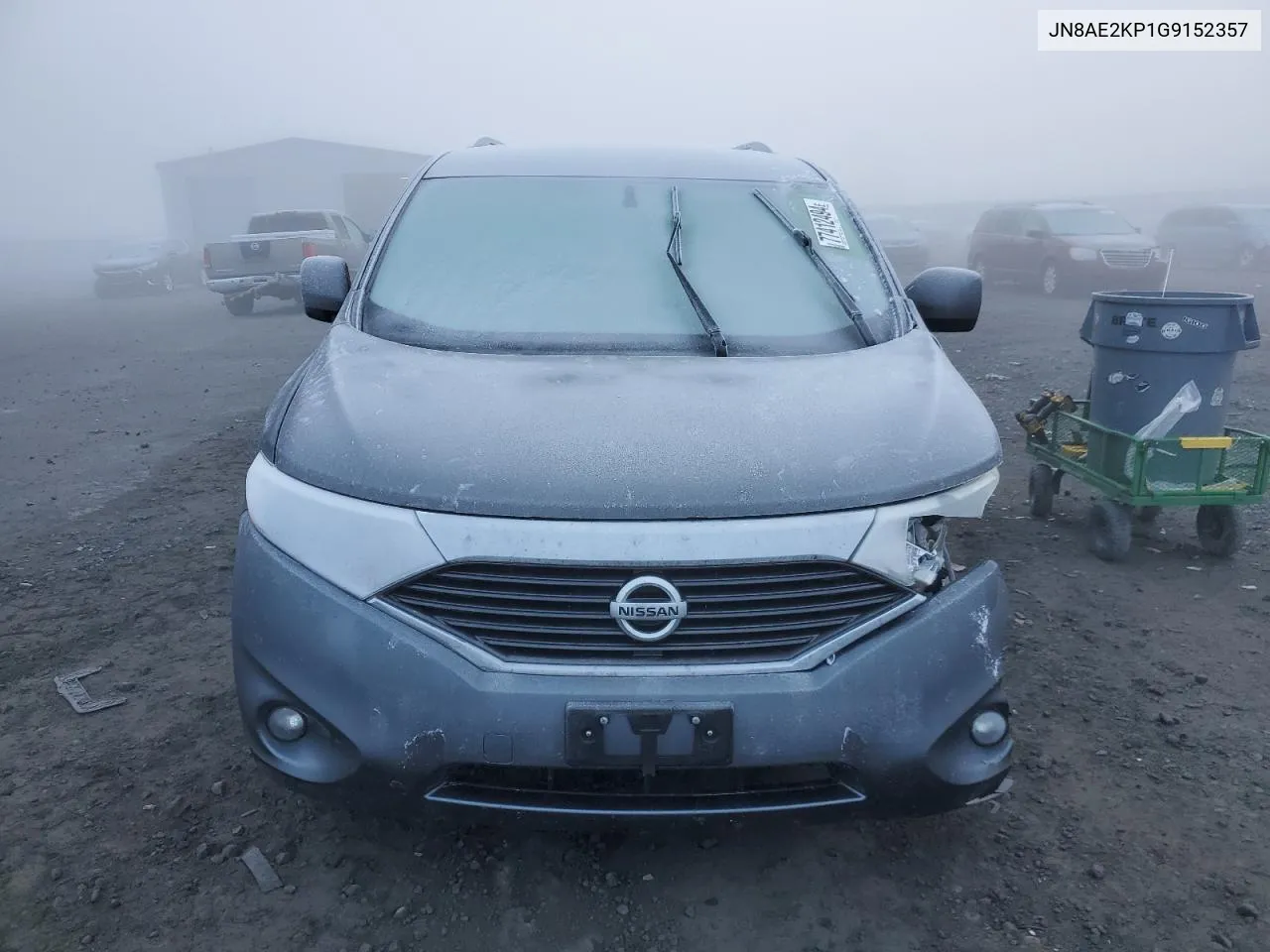 2016 Nissan Quest S VIN: JN8AE2KP1G9152357 Lot: 77412494