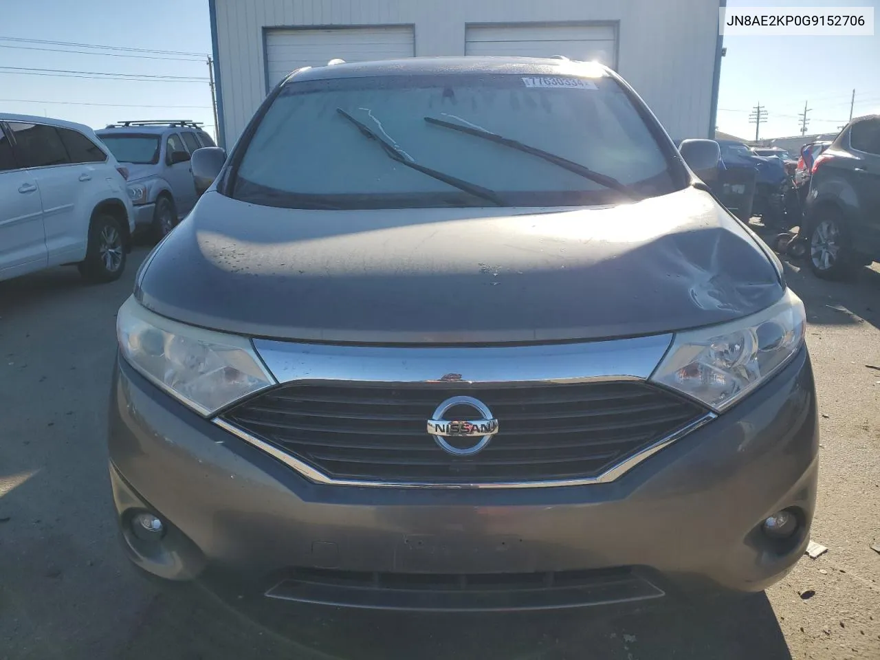 2016 Nissan Quest S VIN: JN8AE2KP0G9152706 Lot: 77630334