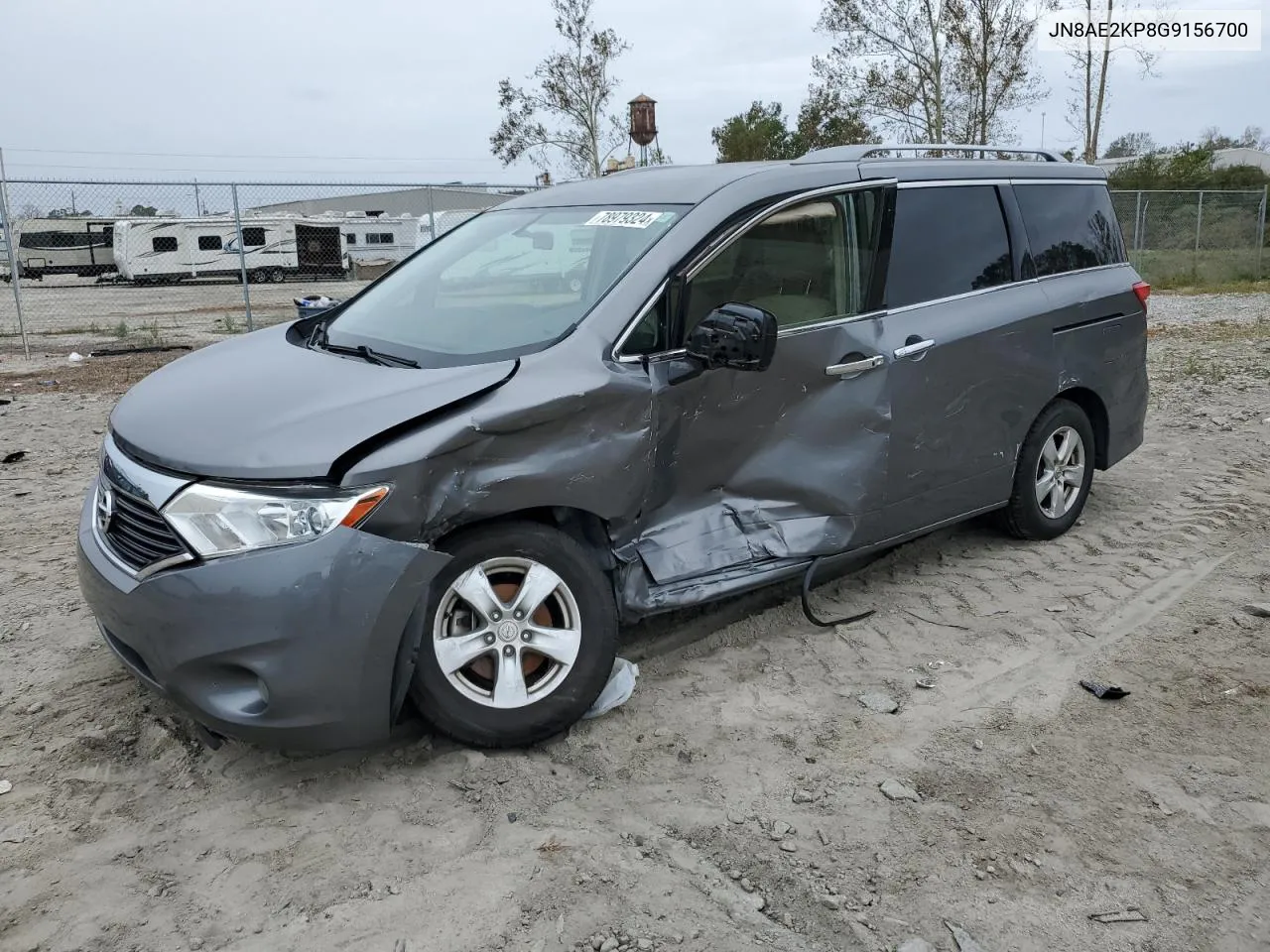 2016 Nissan Quest S VIN: JN8AE2KP8G9156700 Lot: 78979324