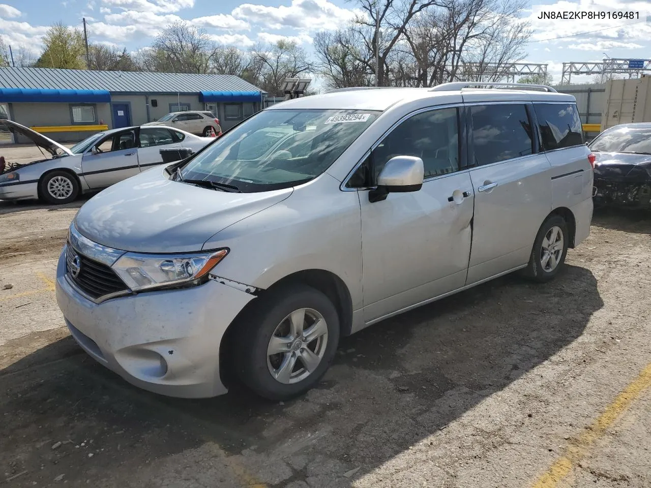 2017 Nissan Quest S VIN: JN8AE2KP8H9169481 Lot: 49393294