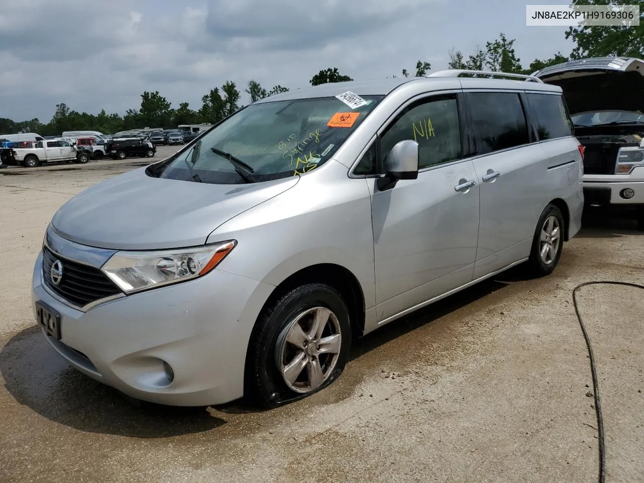 2017 Nissan Quest S VIN: JN8AE2KP1H9169306 Lot: 54396674