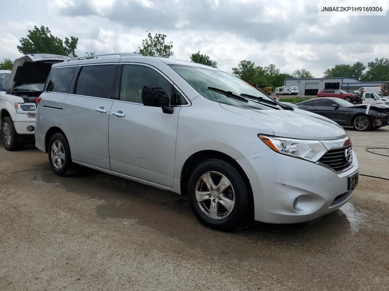 2017 Nissan Quest S VIN: JN8AE2KP1H9169306 Lot: 54396674