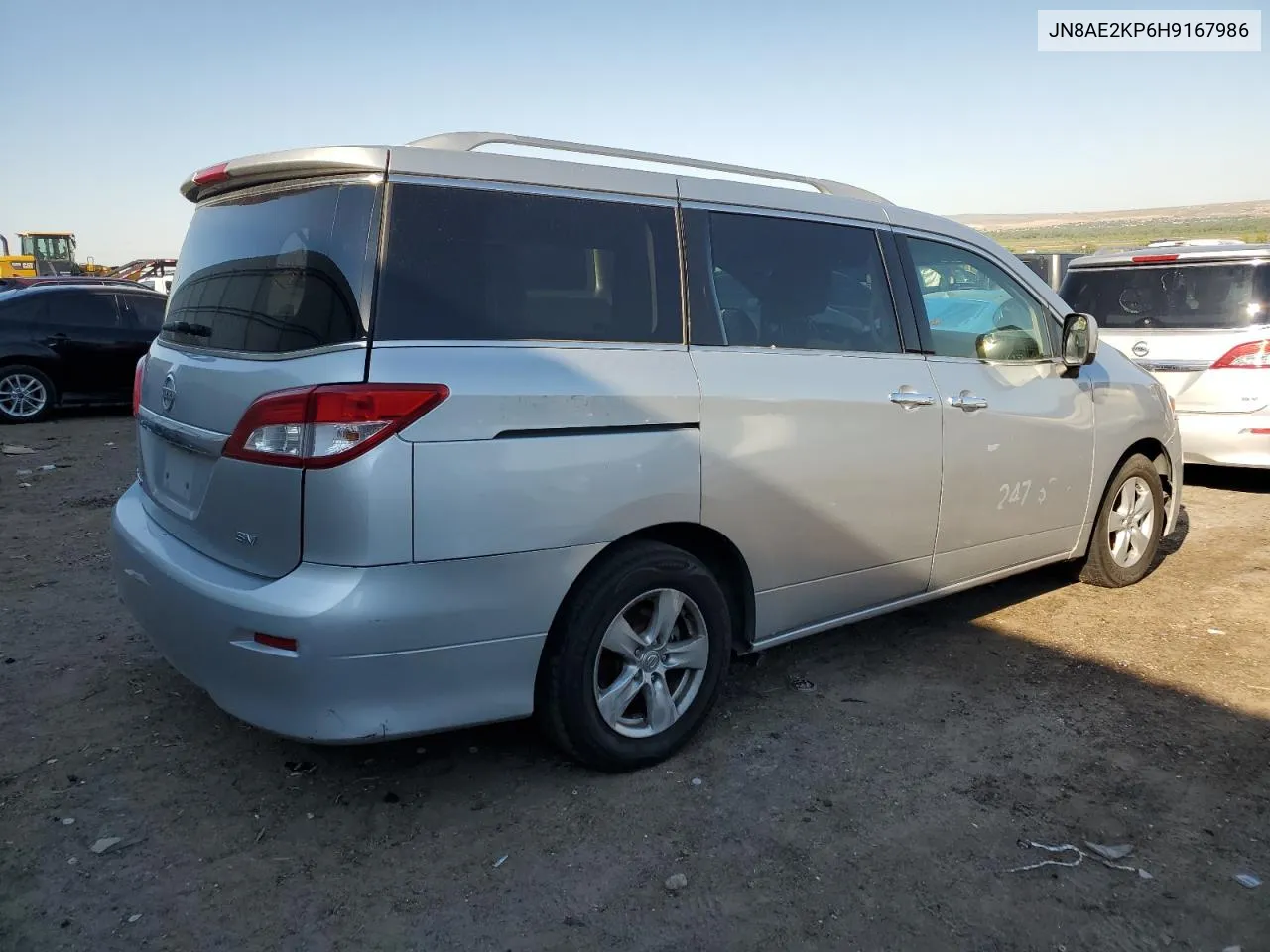 2017 Nissan Quest S VIN: JN8AE2KP6H9167986 Lot: 62880444