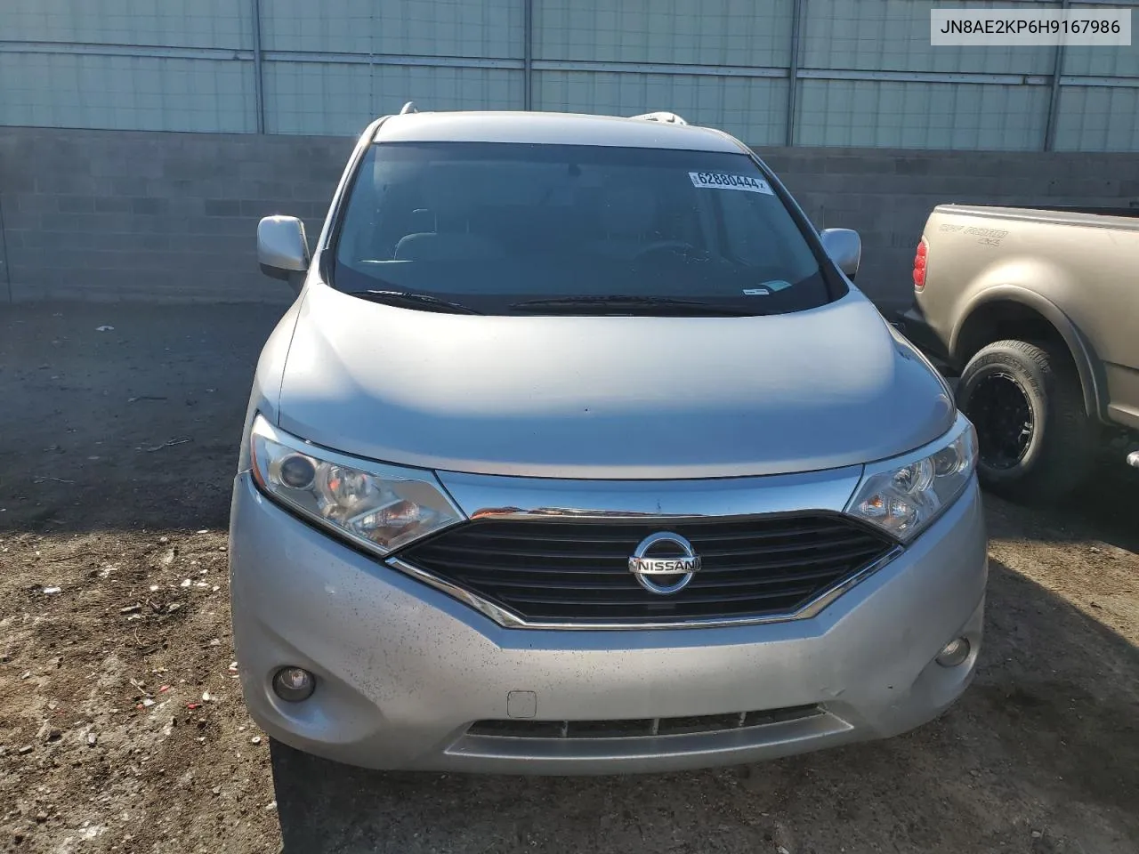 2017 Nissan Quest S VIN: JN8AE2KP6H9167986 Lot: 62880444