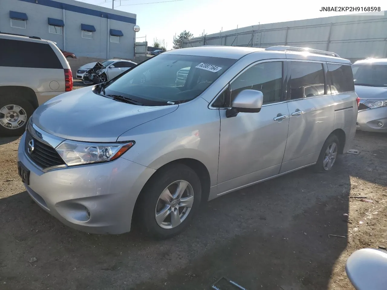 2017 Nissan Quest S VIN: JN8AE2KP2H9168598 Lot: 62887164