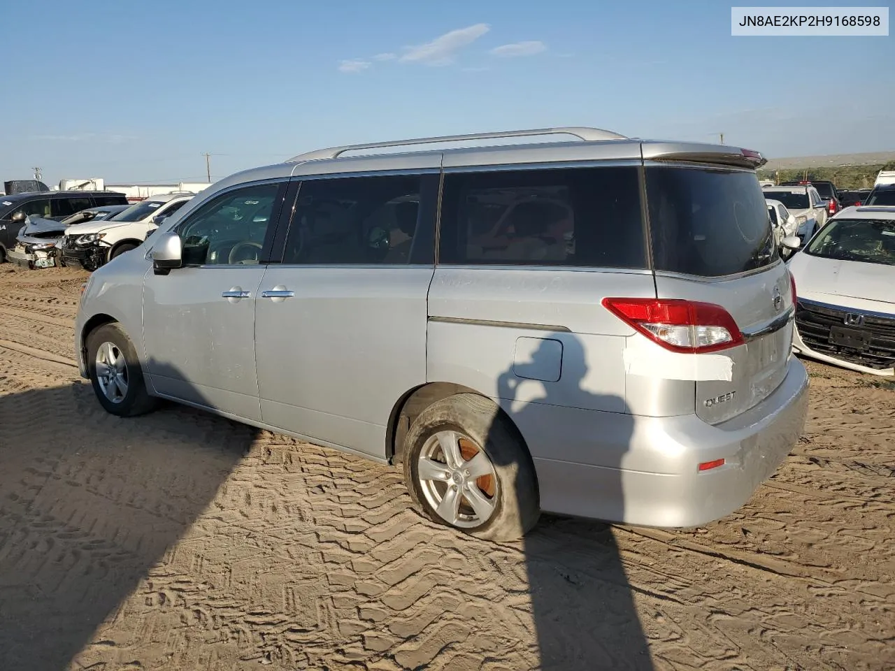 2017 Nissan Quest S VIN: JN8AE2KP2H9168598 Lot: 62887164