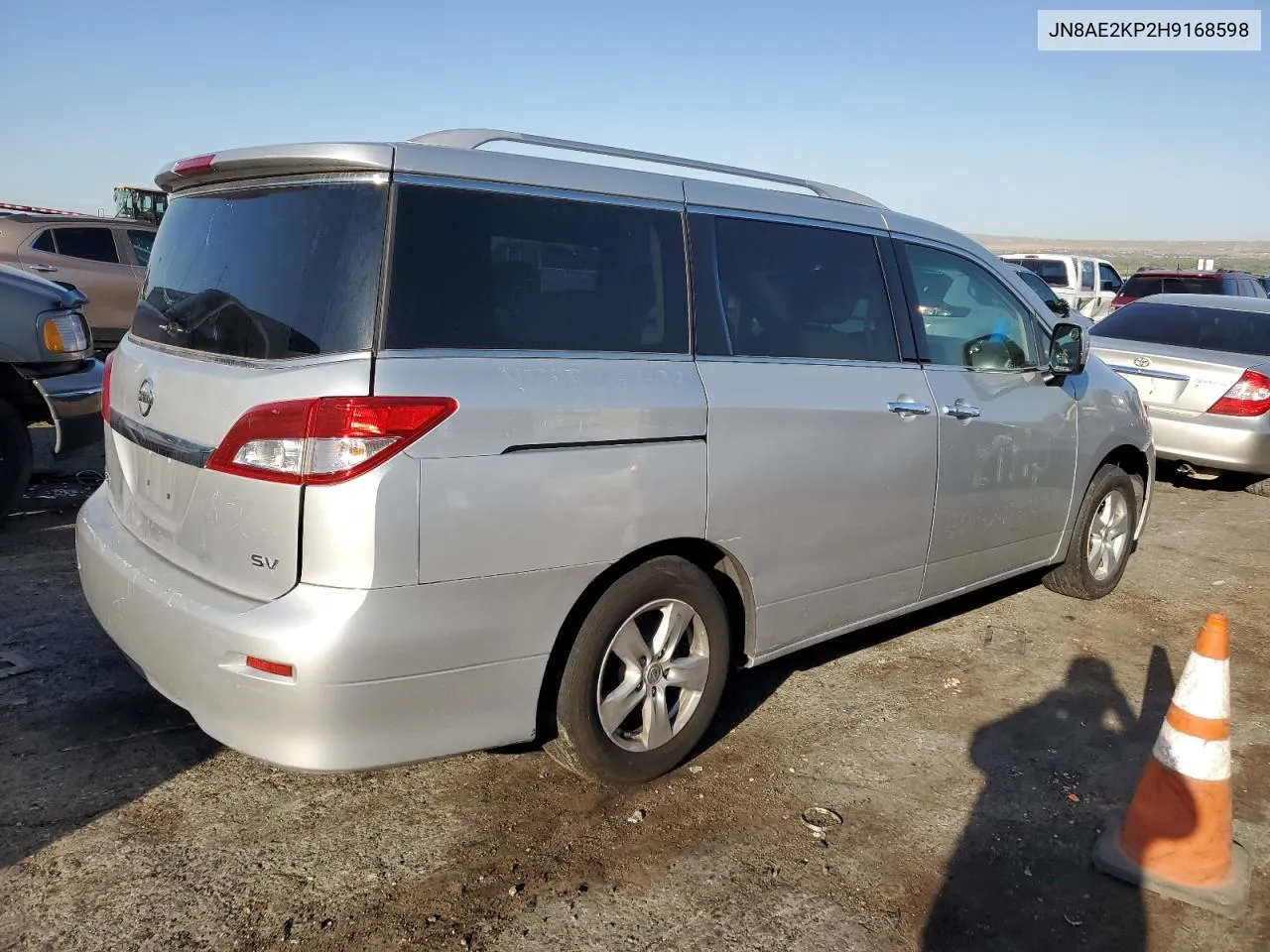 2017 Nissan Quest S VIN: JN8AE2KP2H9168598 Lot: 62887164