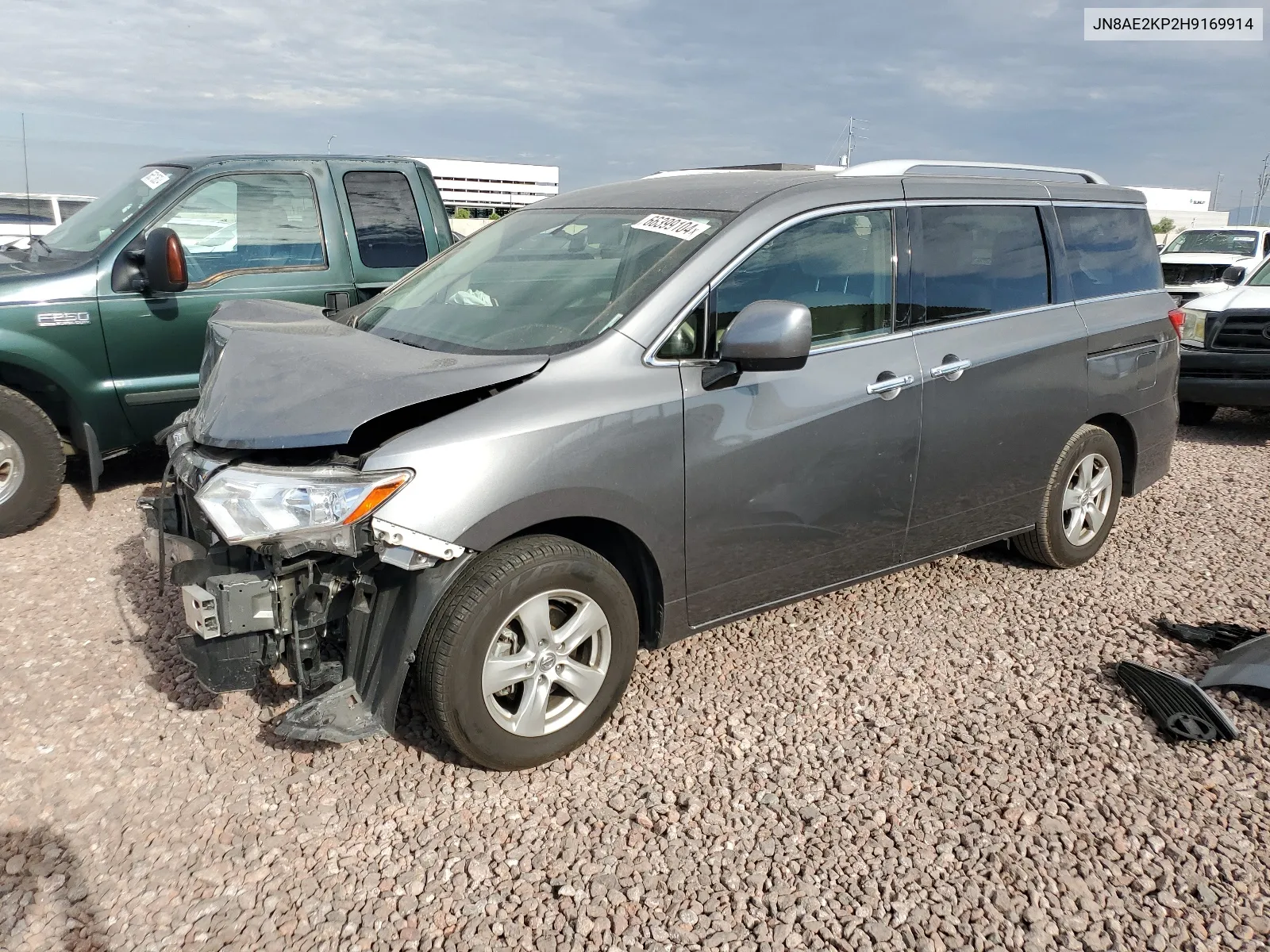 2017 Nissan Quest S VIN: JN8AE2KP2H9169914 Lot: 66399104