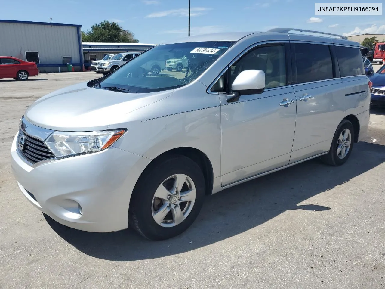 2017 Nissan Quest S VIN: JN8AE2KP8H9166094 Lot: 68690634