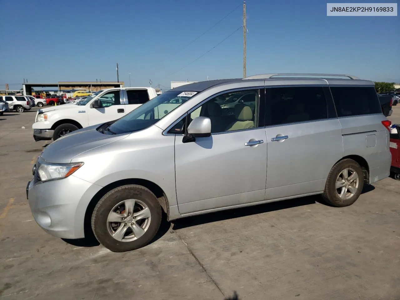 2017 Nissan Quest S VIN: JN8AE2KP2H9169833 Lot: 71946884