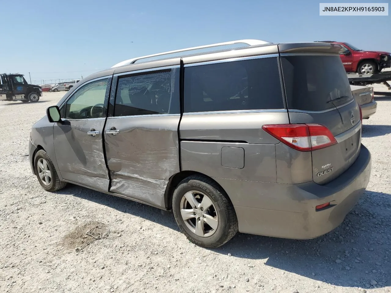 2017 Nissan Quest S VIN: JN8AE2KPXH9165903 Lot: 72145154