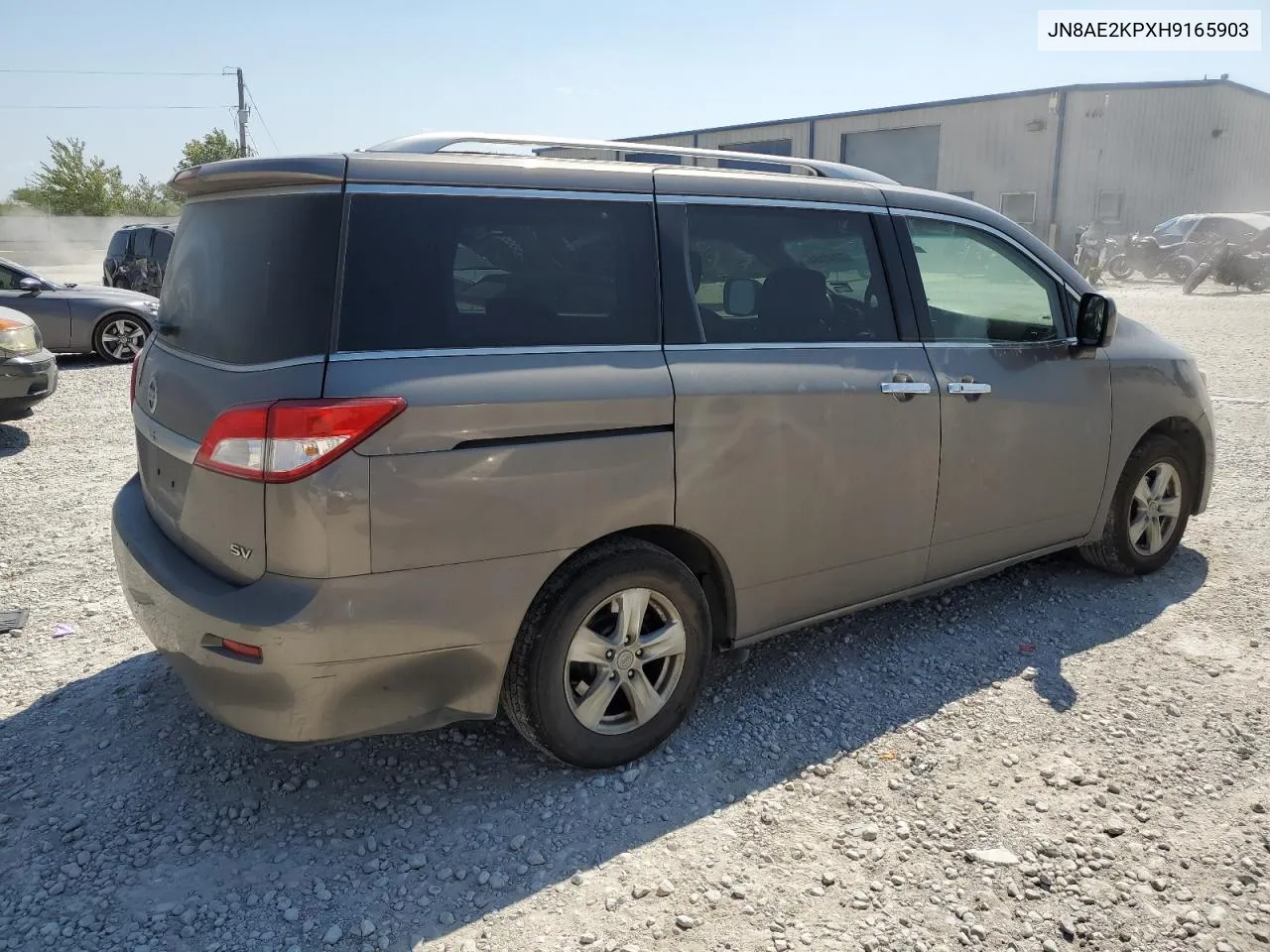 2017 Nissan Quest S VIN: JN8AE2KPXH9165903 Lot: 72145154