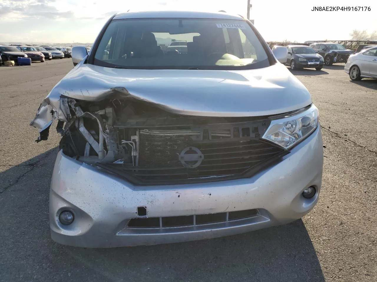 2017 Nissan Quest S VIN: JN8AE2KP4H9167176 Lot: 74127444