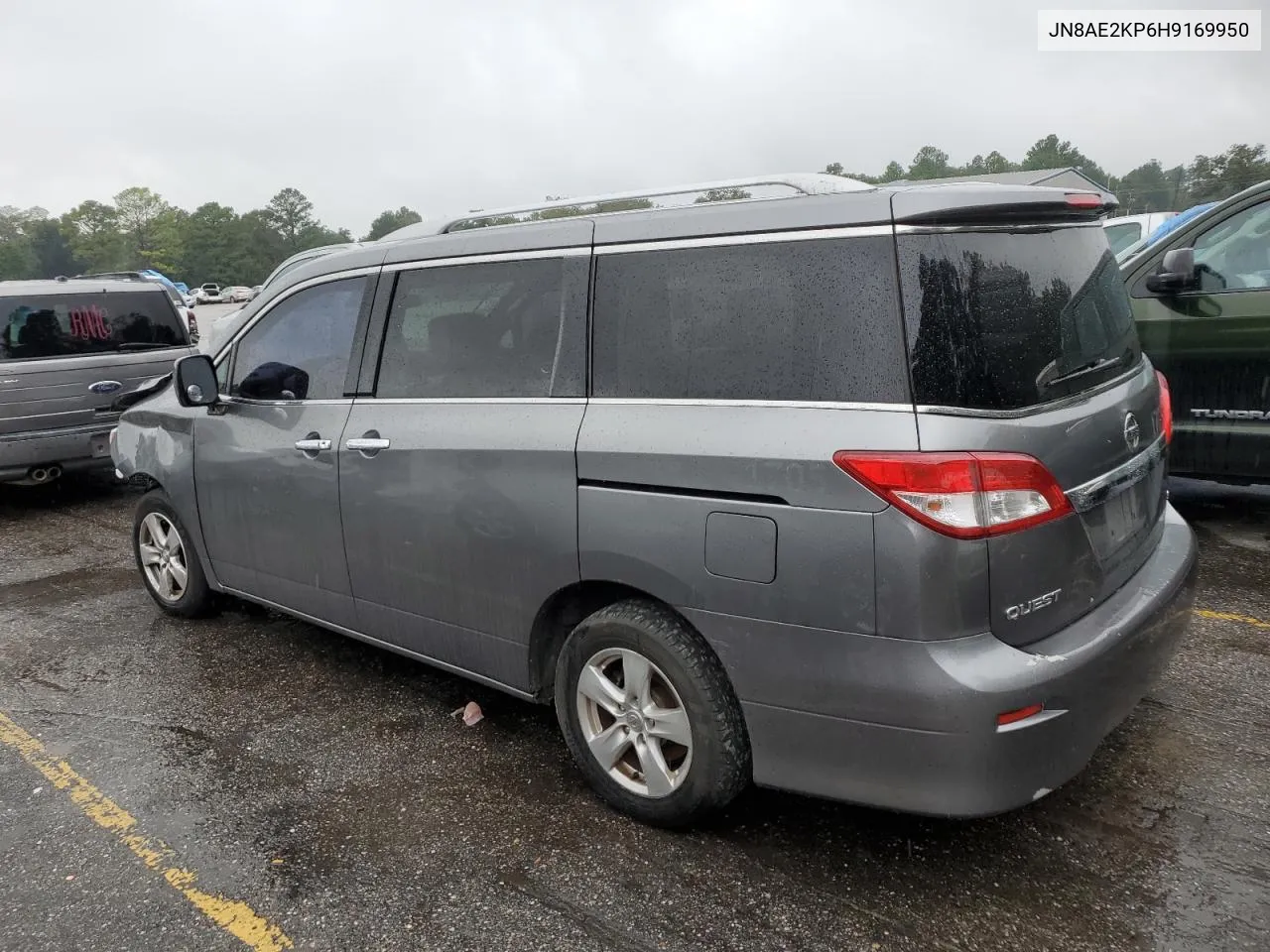 2017 Nissan Quest S VIN: JN8AE2KP6H9169950 Lot: 74621444