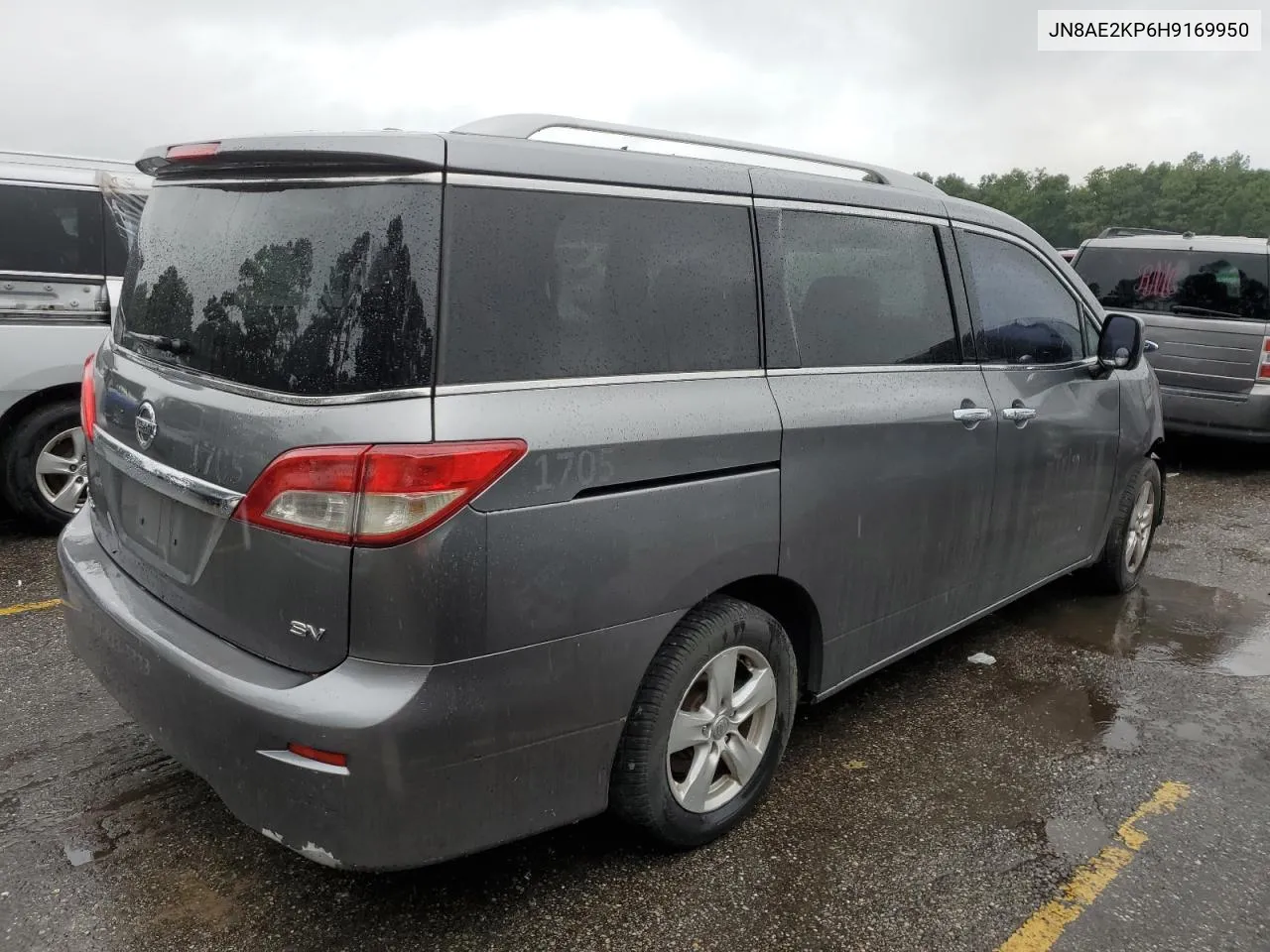 2017 Nissan Quest S VIN: JN8AE2KP6H9169950 Lot: 74621444