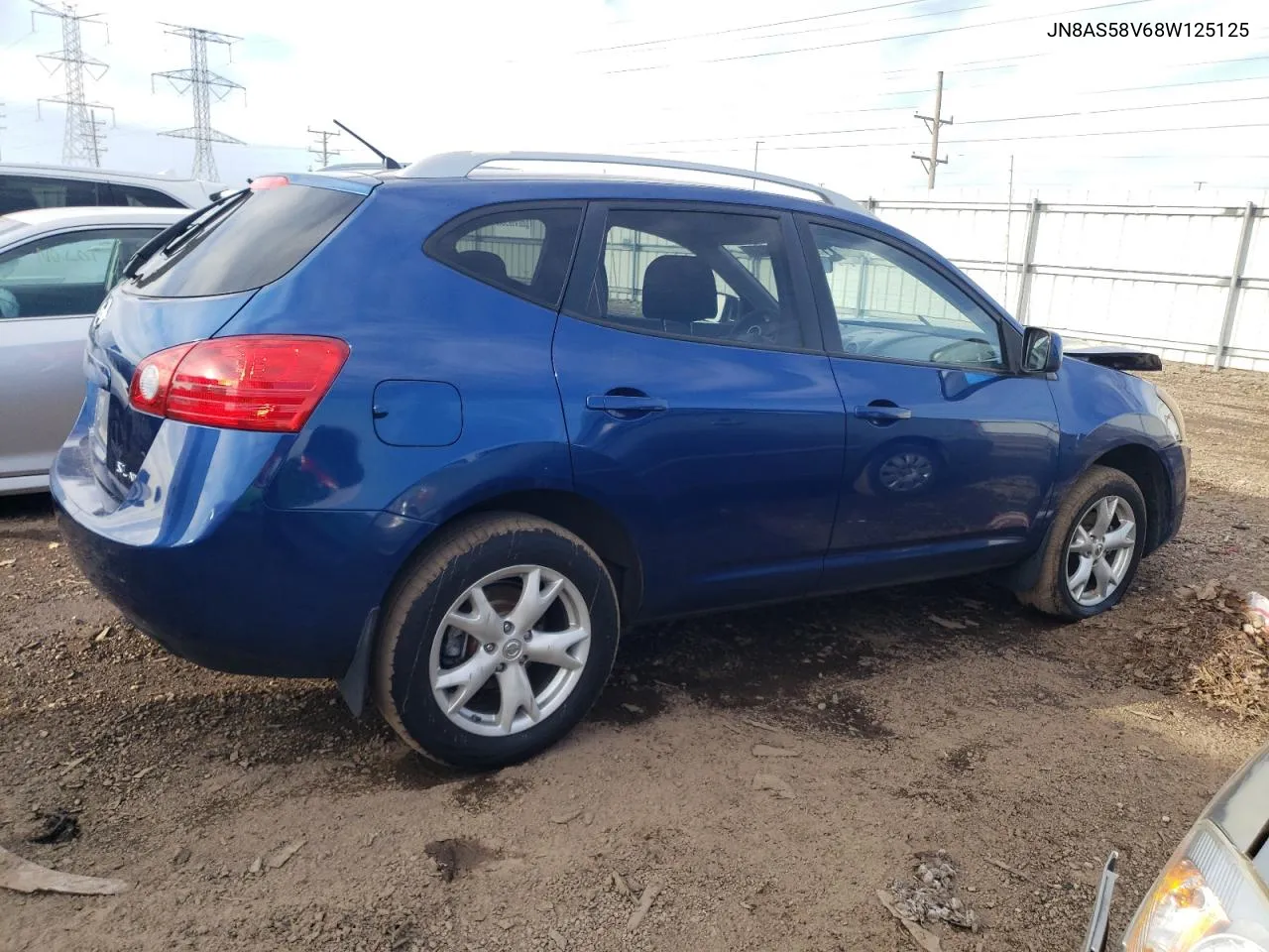 JN8AS58V68W125125 2008 Nissan Rogue S