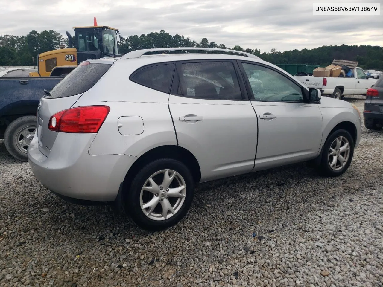 2008 Nissan Rogue S VIN: JN8AS58V68W138649 Lot: 59287724