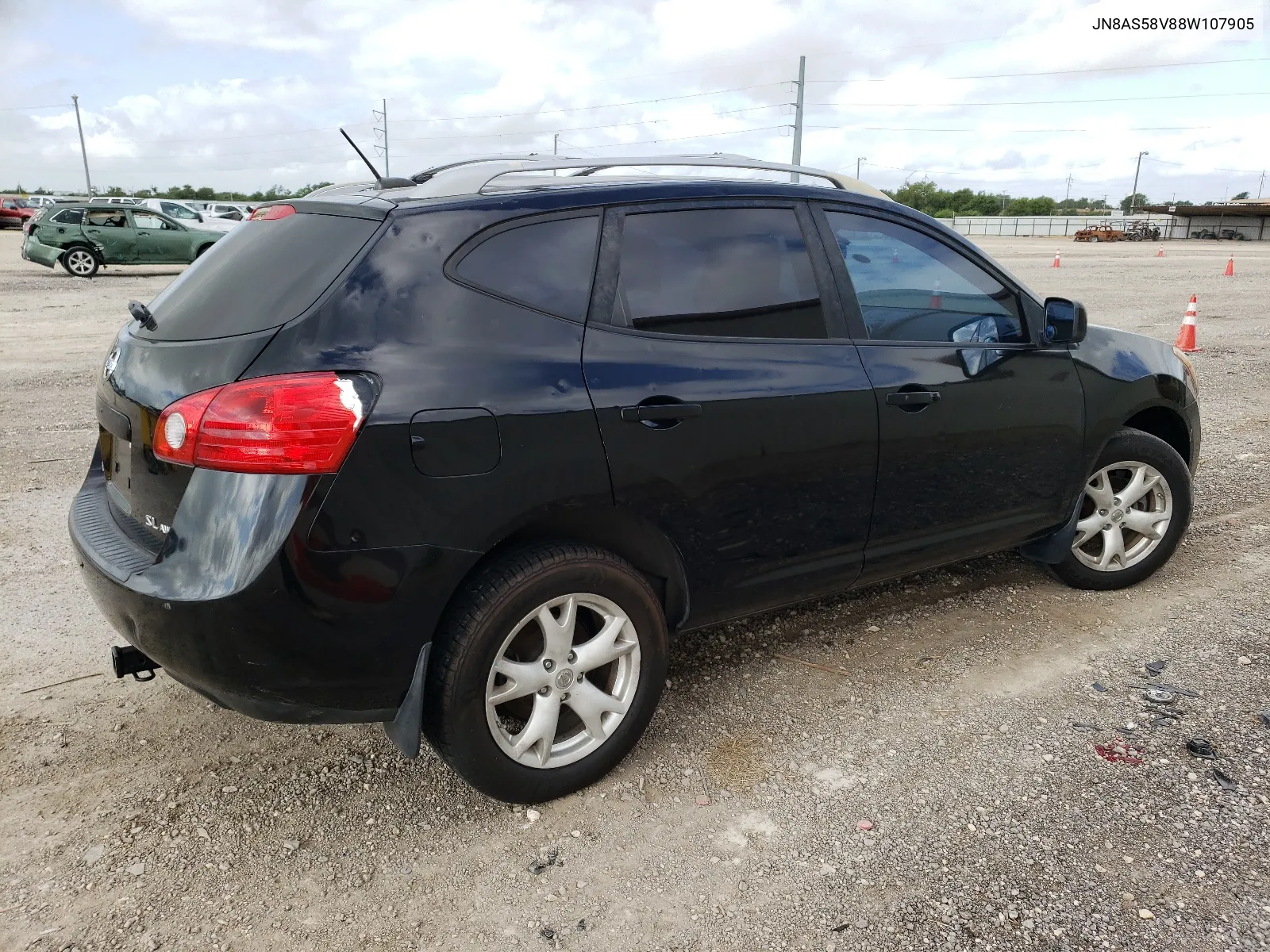 JN8AS58V88W107905 2008 Nissan Rogue S