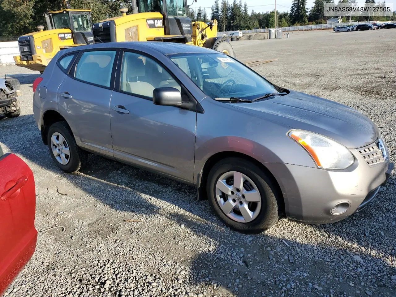 2008 Nissan Rogue S VIN: JN8AS58V48W127505 Lot: 68652954