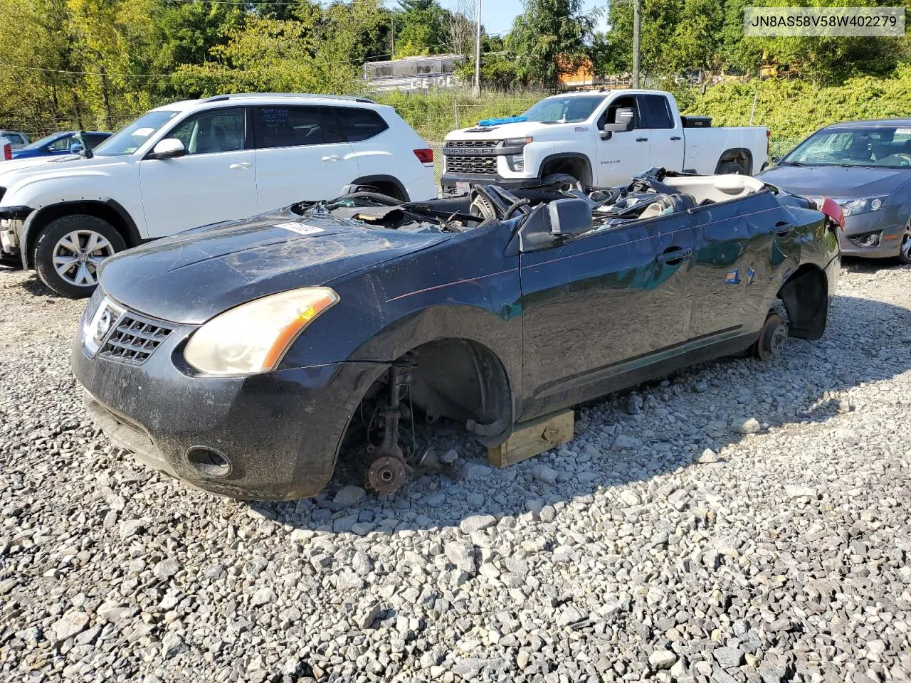 2008 Nissan Rogue S VIN: JN8AS58V58W402279 Lot: 68705304