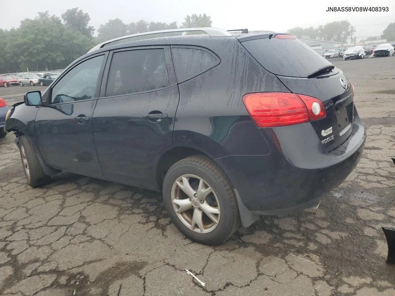 2008 Nissan Rogue S VIN: JN8AS58V08W408393 Lot: 69206504