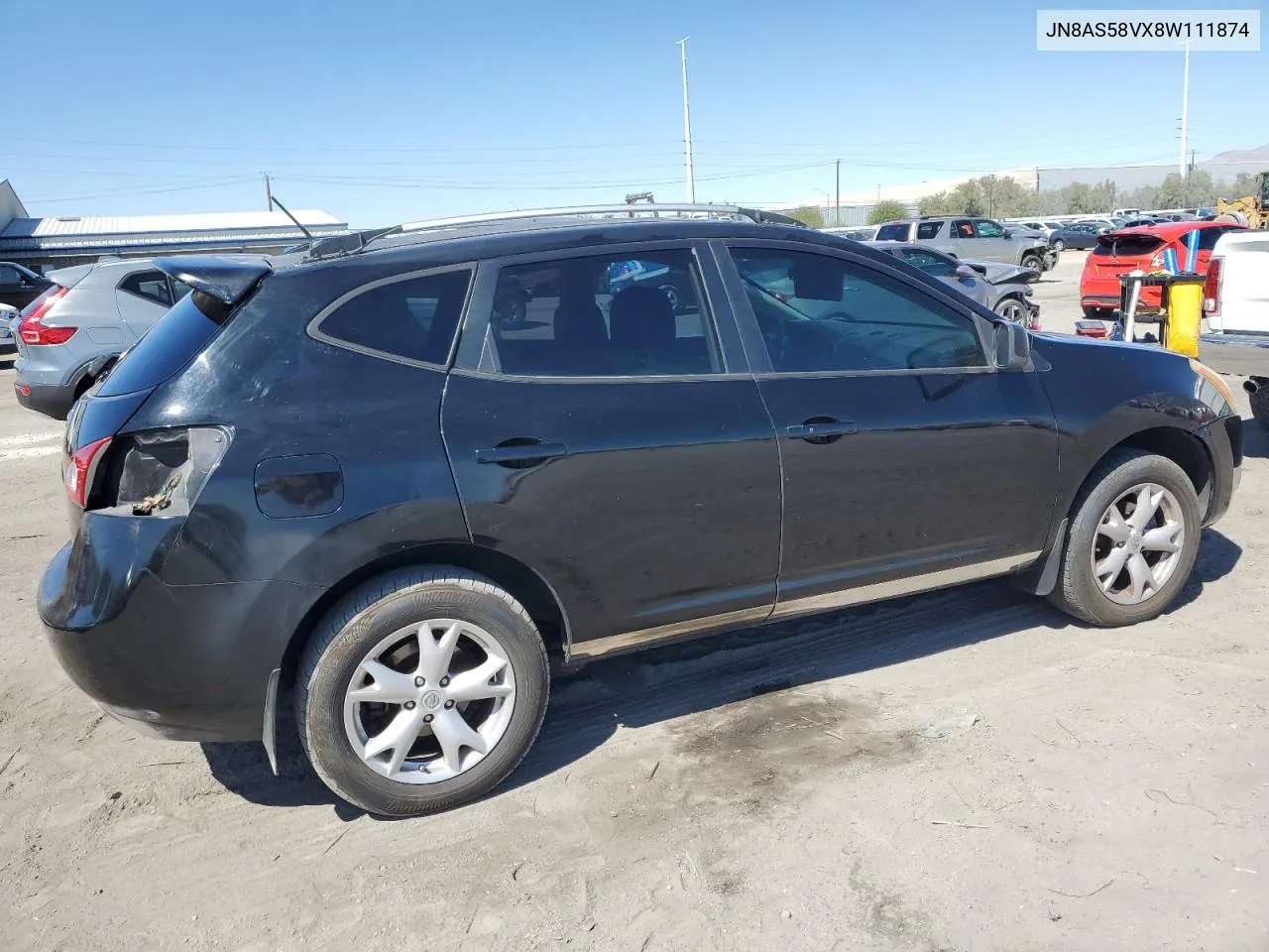 2008 Nissan Rogue S VIN: JN8AS58VX8W111874 Lot: 71647734