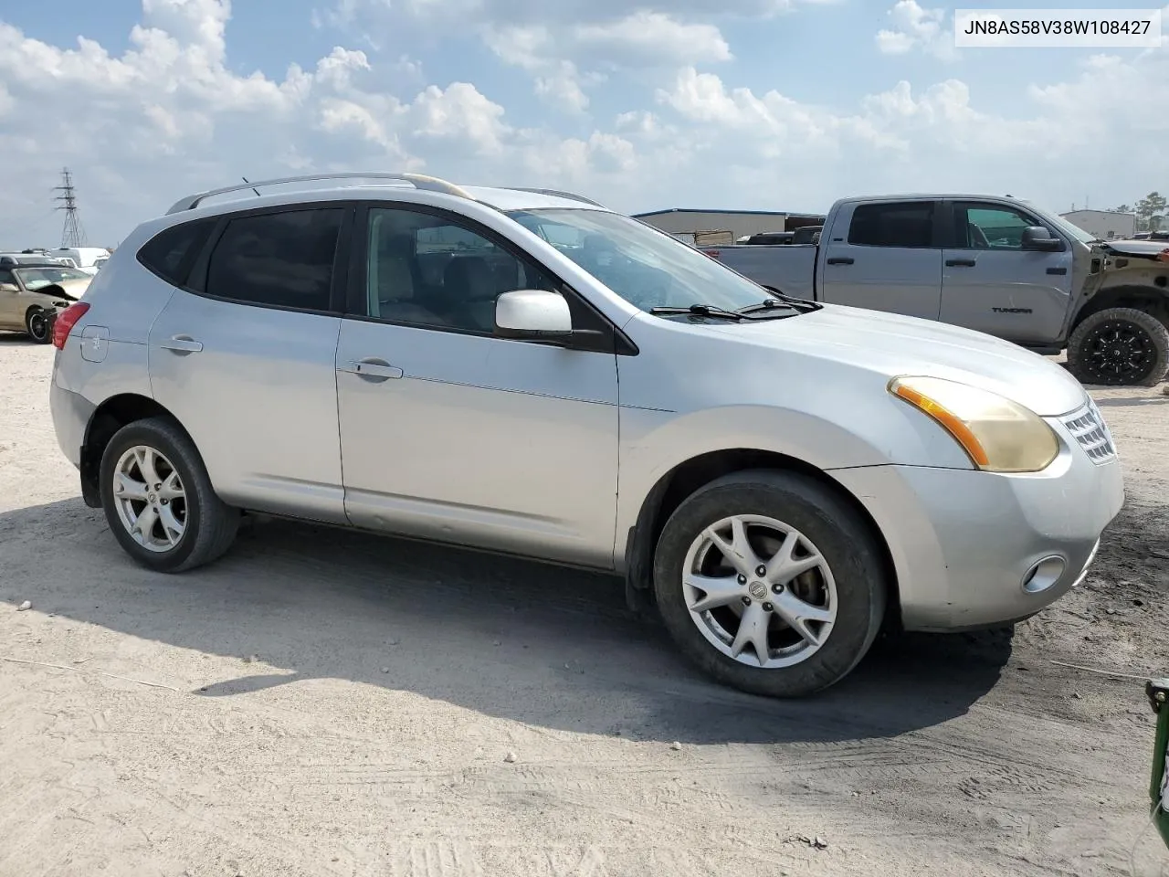 2008 Nissan Rogue S VIN: JN8AS58V38W108427 Lot: 72237464