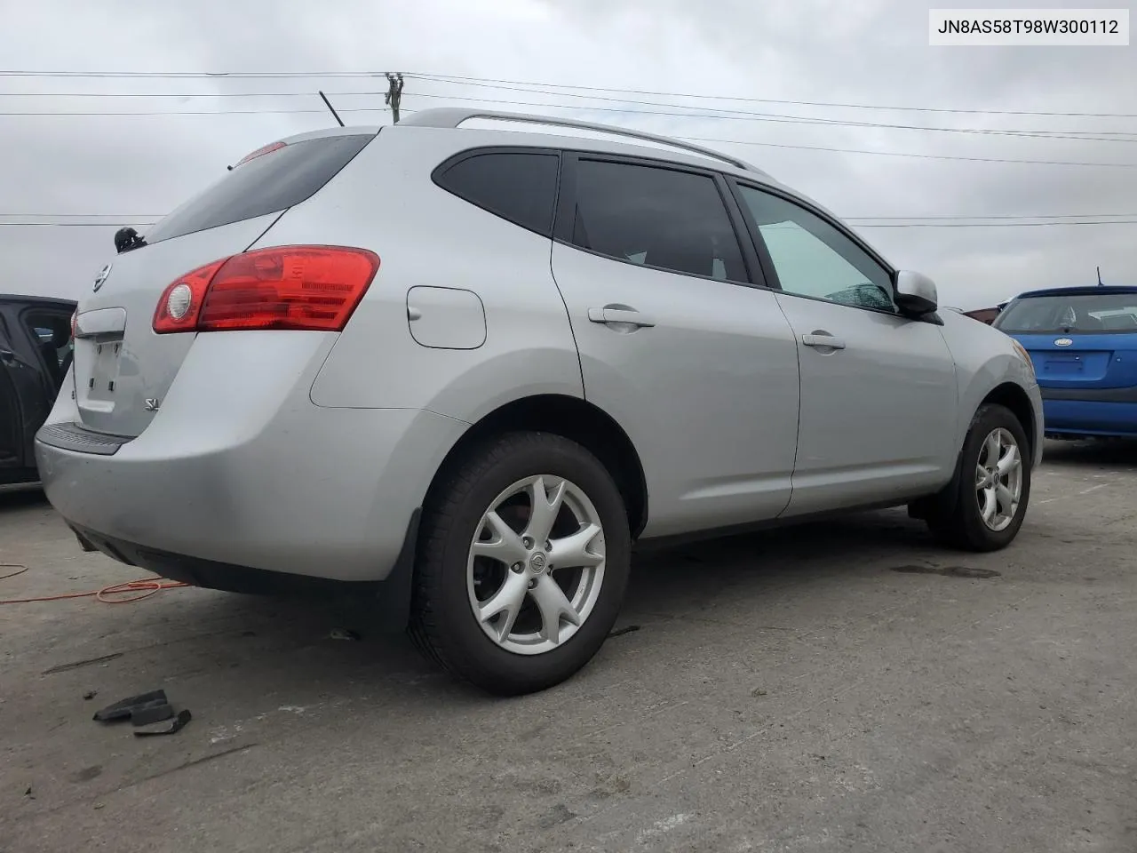 JN8AS58T98W300112 2008 Nissan Rogue S