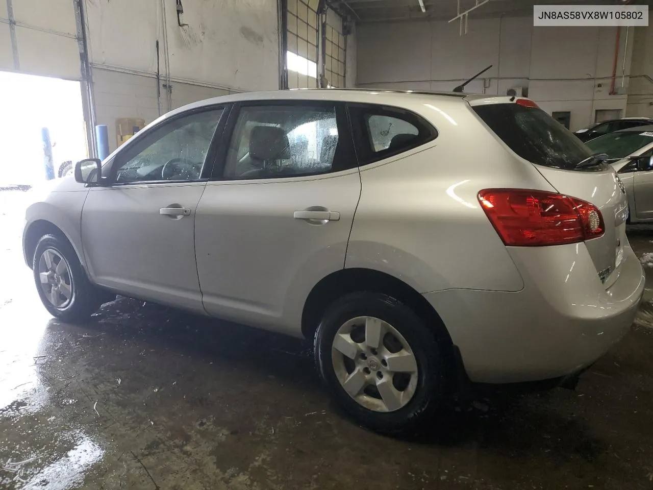 2008 Nissan Rogue S VIN: JN8AS58VX8W105802 Lot: 73599614