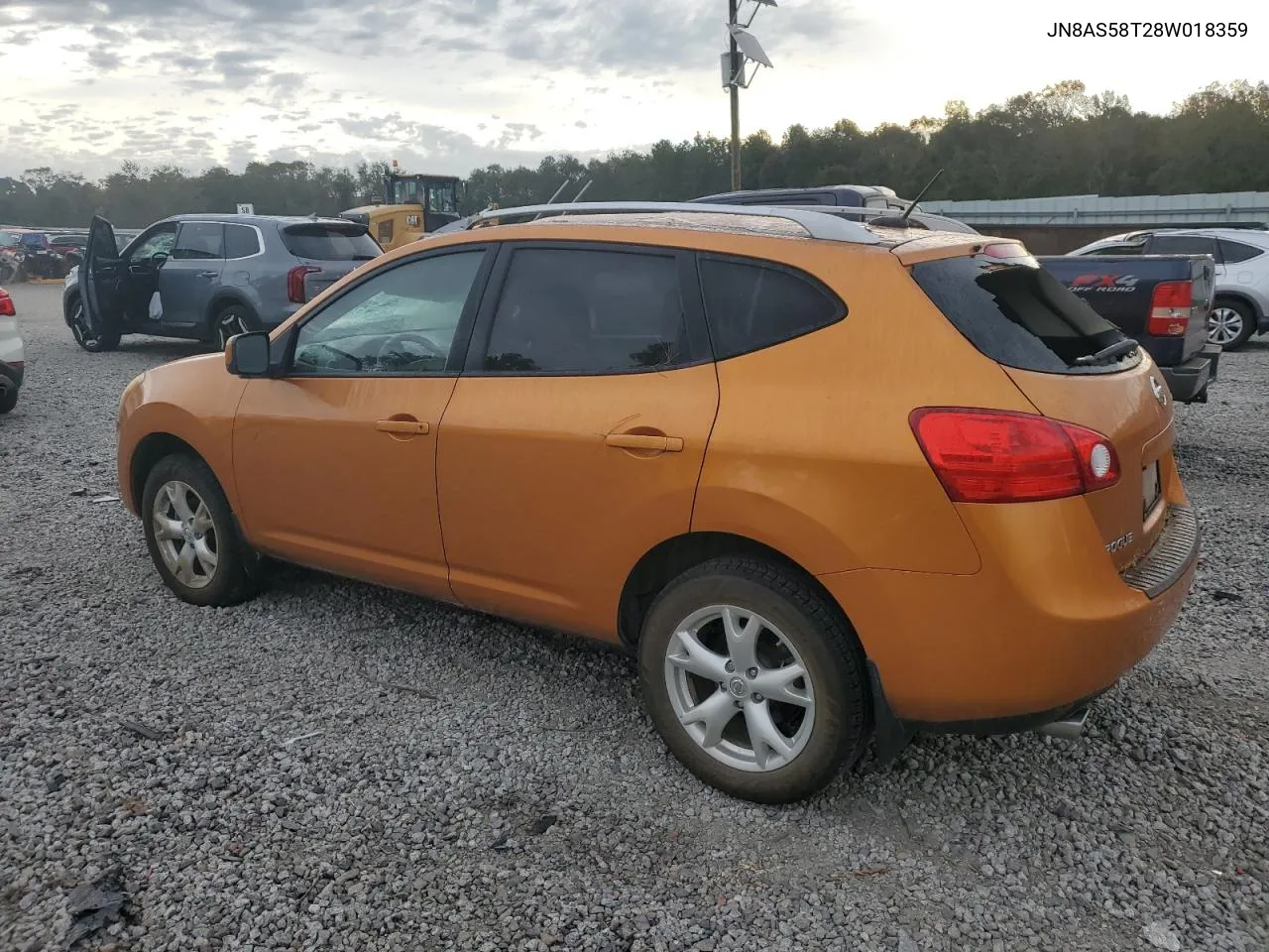 2008 Nissan Rogue S VIN: JN8AS58T28W018359 Lot: 74520494