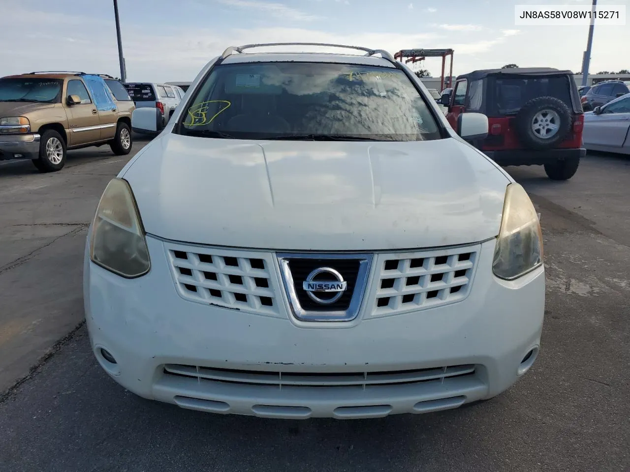 2008 Nissan Rogue S VIN: JN8AS58V08W115271 Lot: 74791864