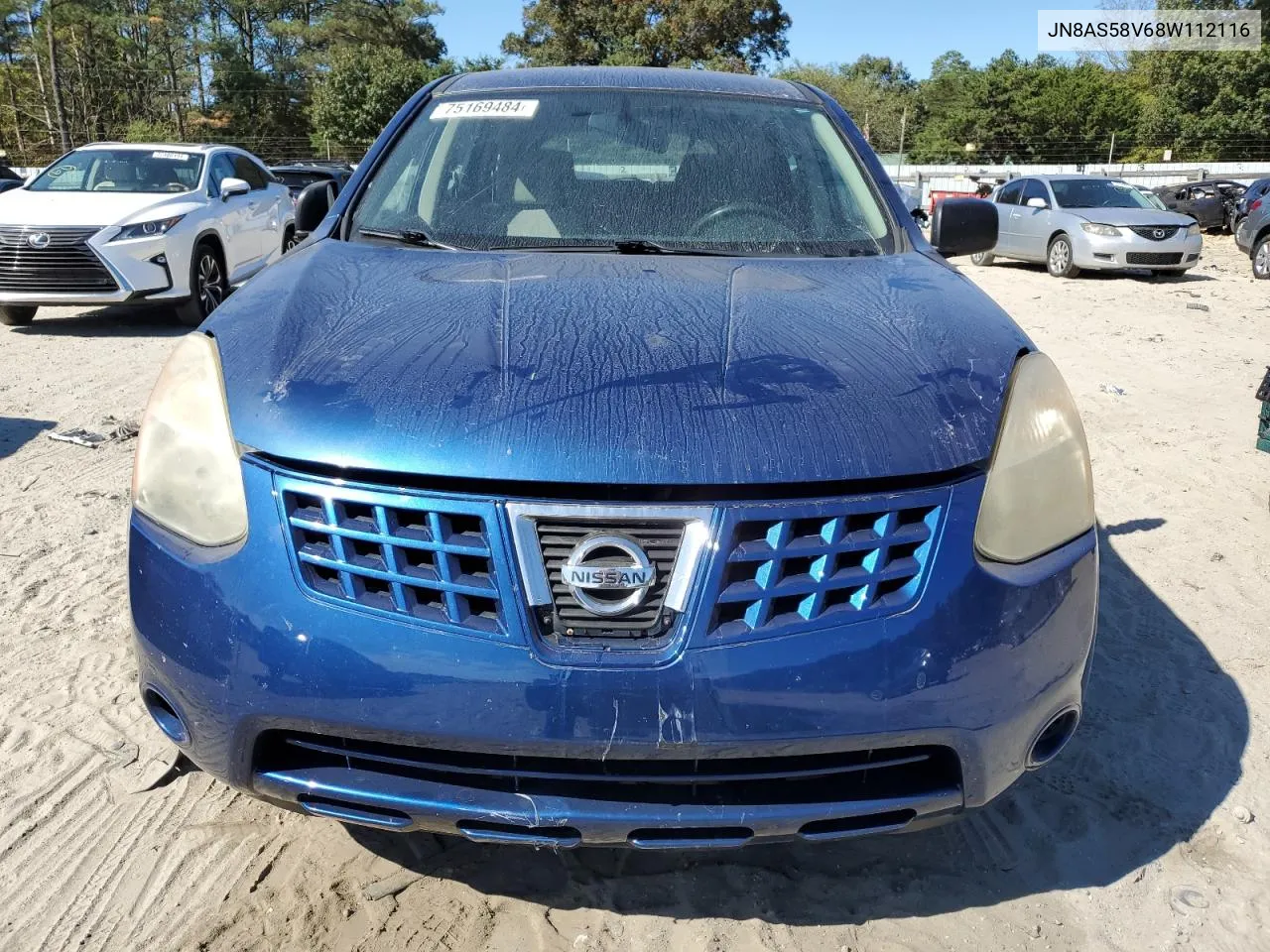 JN8AS58V68W112116 2008 Nissan Rogue S