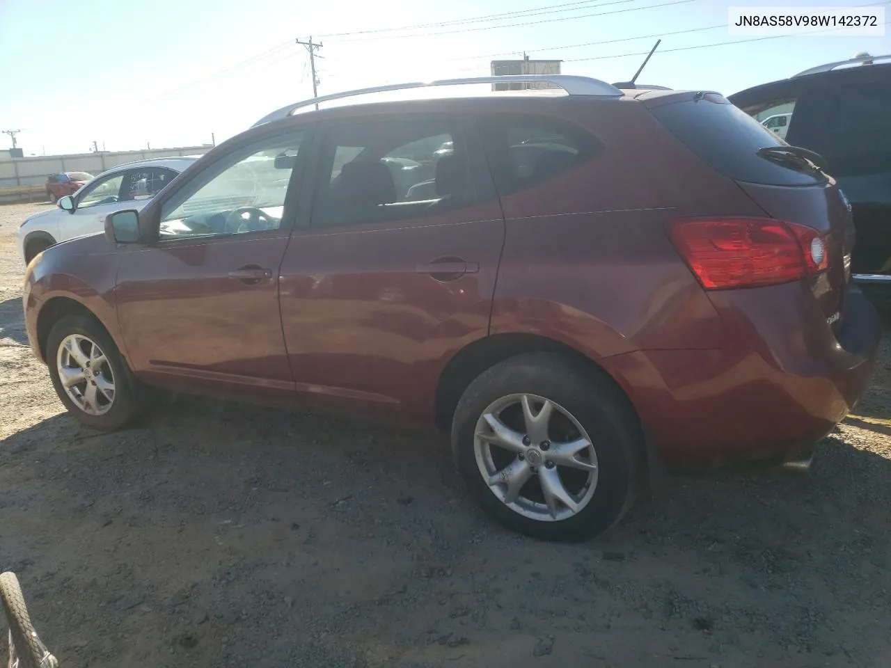 2008 Nissan Rogue S VIN: JN8AS58V98W142372 Lot: 75417684