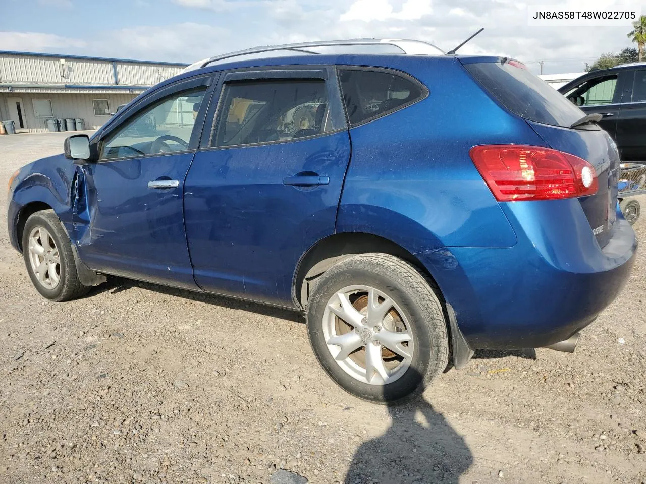 2008 Nissan Rogue S VIN: JN8AS58T48W022705 Lot: 75755084