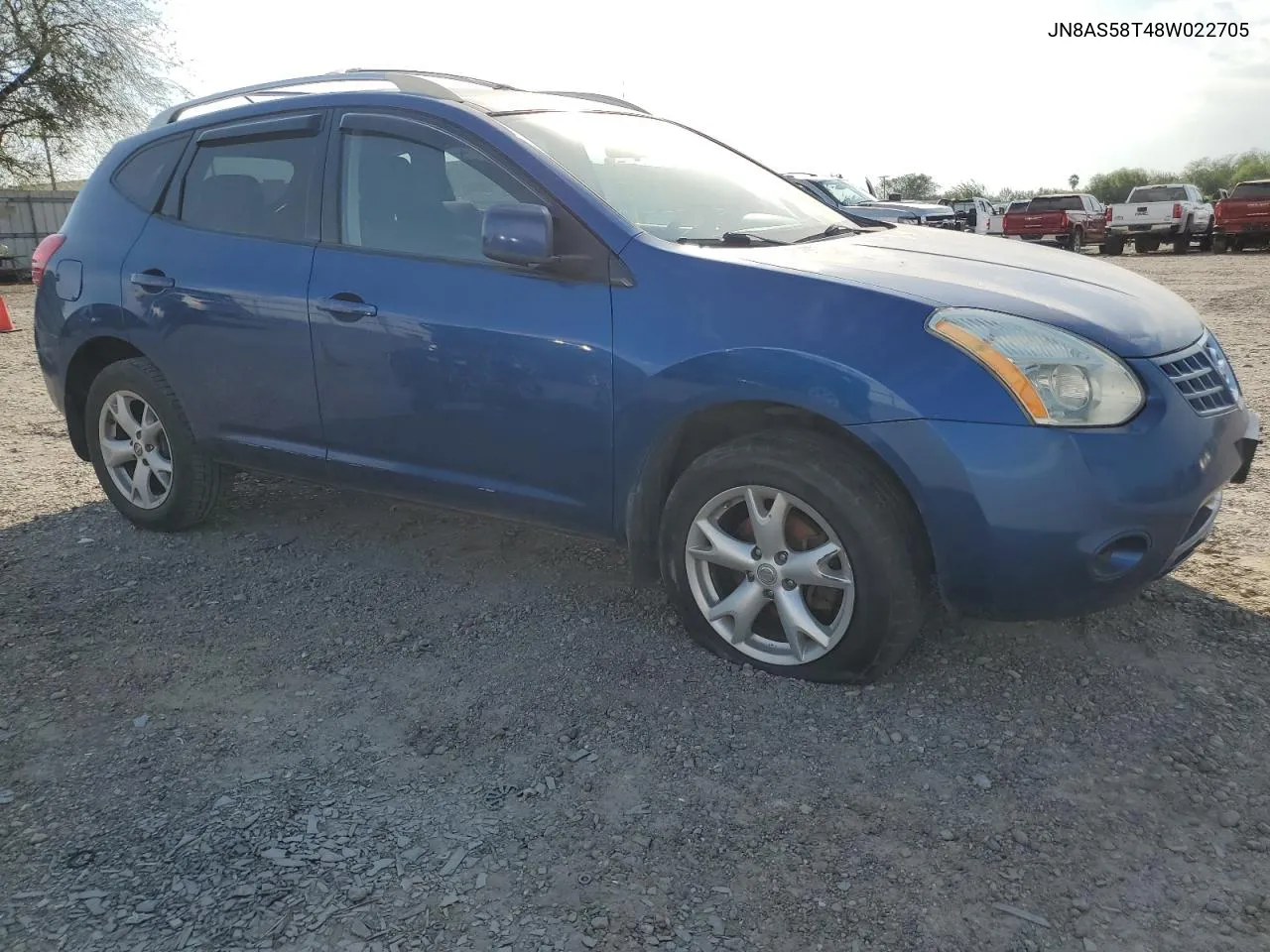 2008 Nissan Rogue S VIN: JN8AS58T48W022705 Lot: 75755084