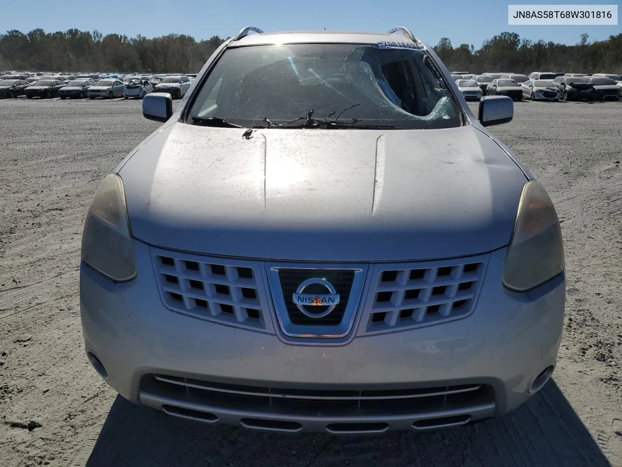 2008 Nissan Rogue S VIN: JN8AS58T68W301816 Lot: 75818494