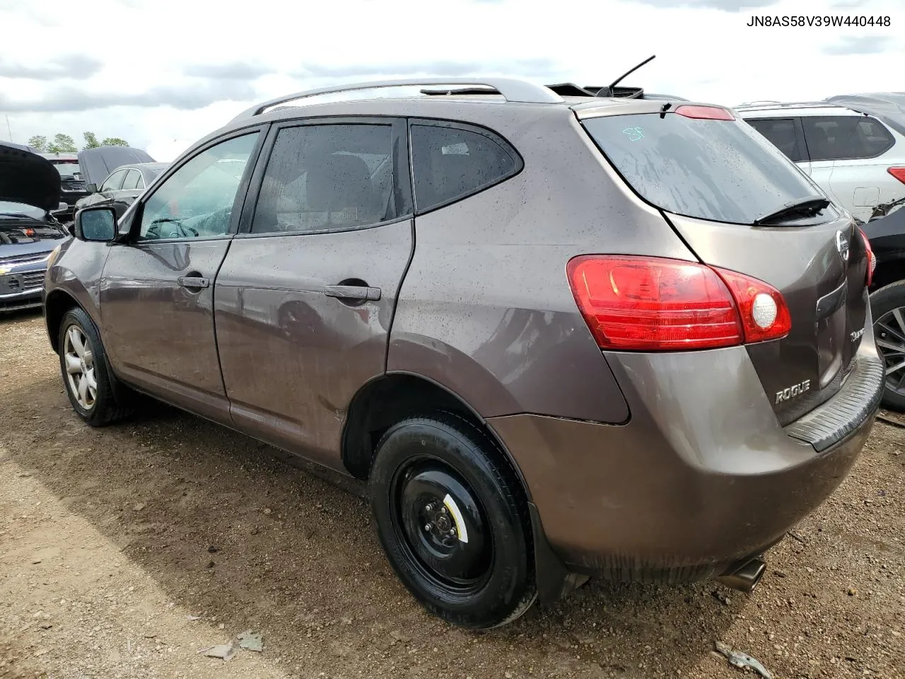 2009 Nissan Rogue S VIN: JN8AS58V39W440448 Lot: 54141224