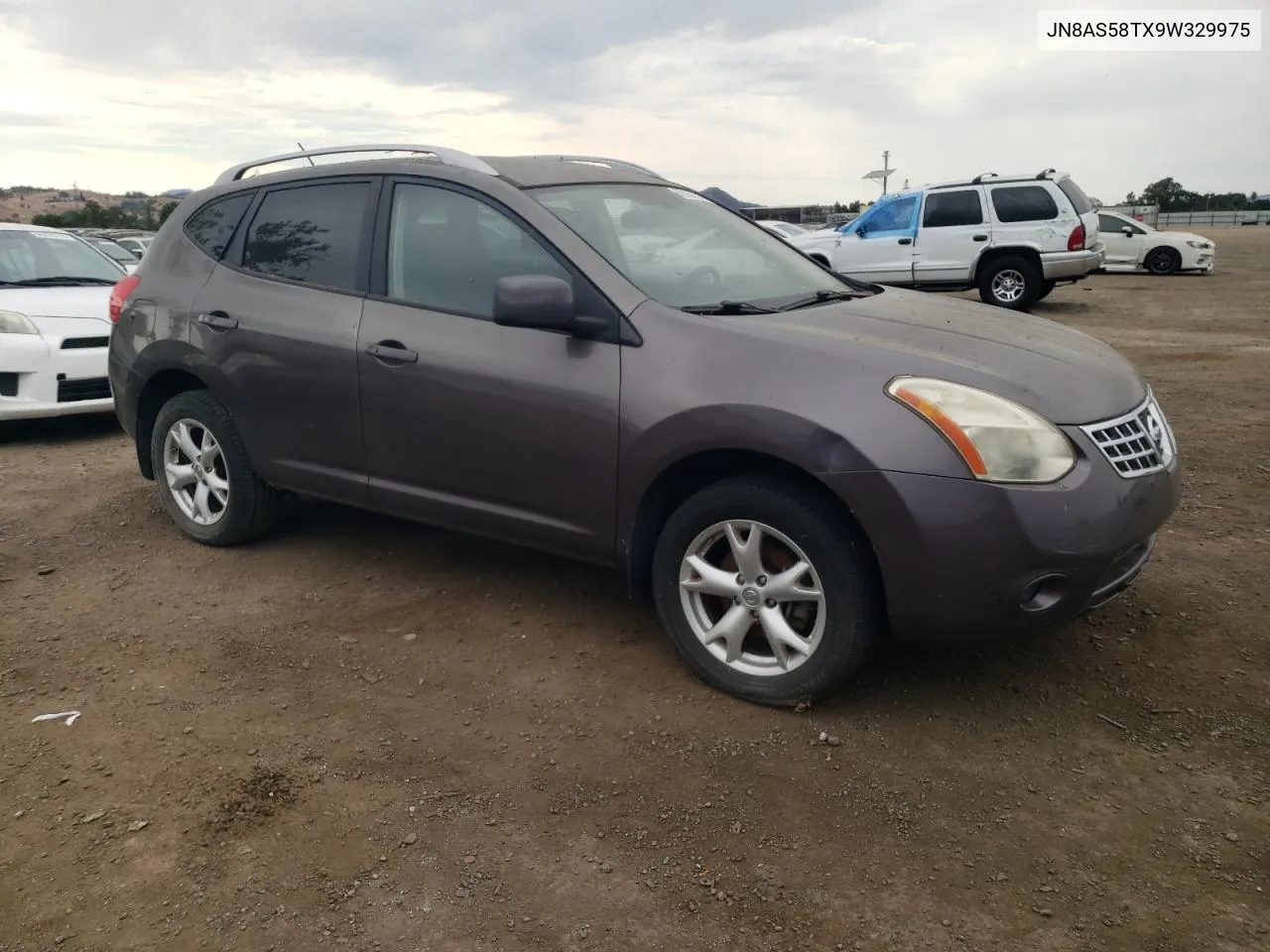 2009 Nissan Rogue S VIN: JN8AS58TX9W329975 Lot: 66052624