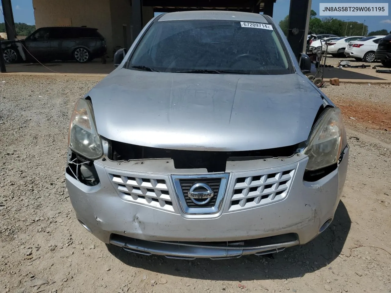 2009 Nissan Rogue S VIN: JN8AS58T29W061195 Lot: 67209714