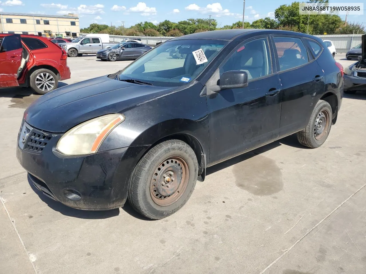 2009 Nissan Rogue S VIN: JN8AS58T19W058935 Lot: 67599494