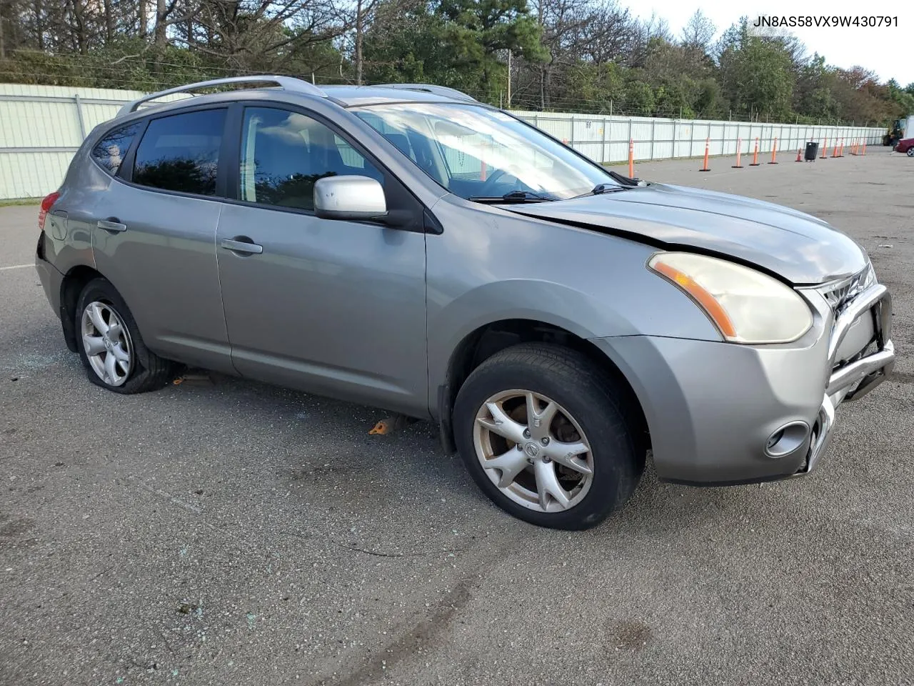 2009 Nissan Rogue S VIN: JN8AS58VX9W430791 Lot: 68333754