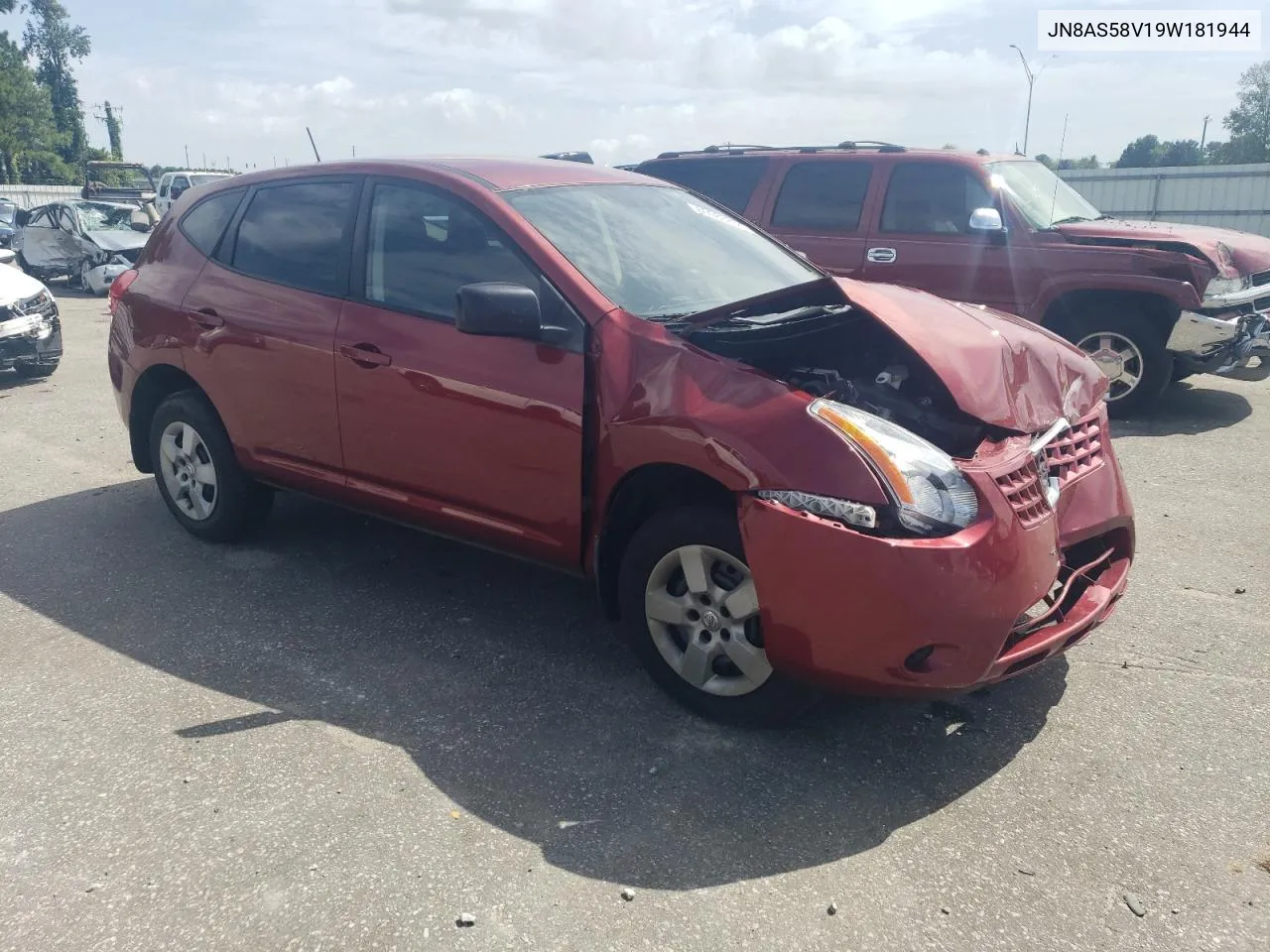 2009 Nissan Rogue S VIN: JN8AS58V19W181944 Lot: 69988834