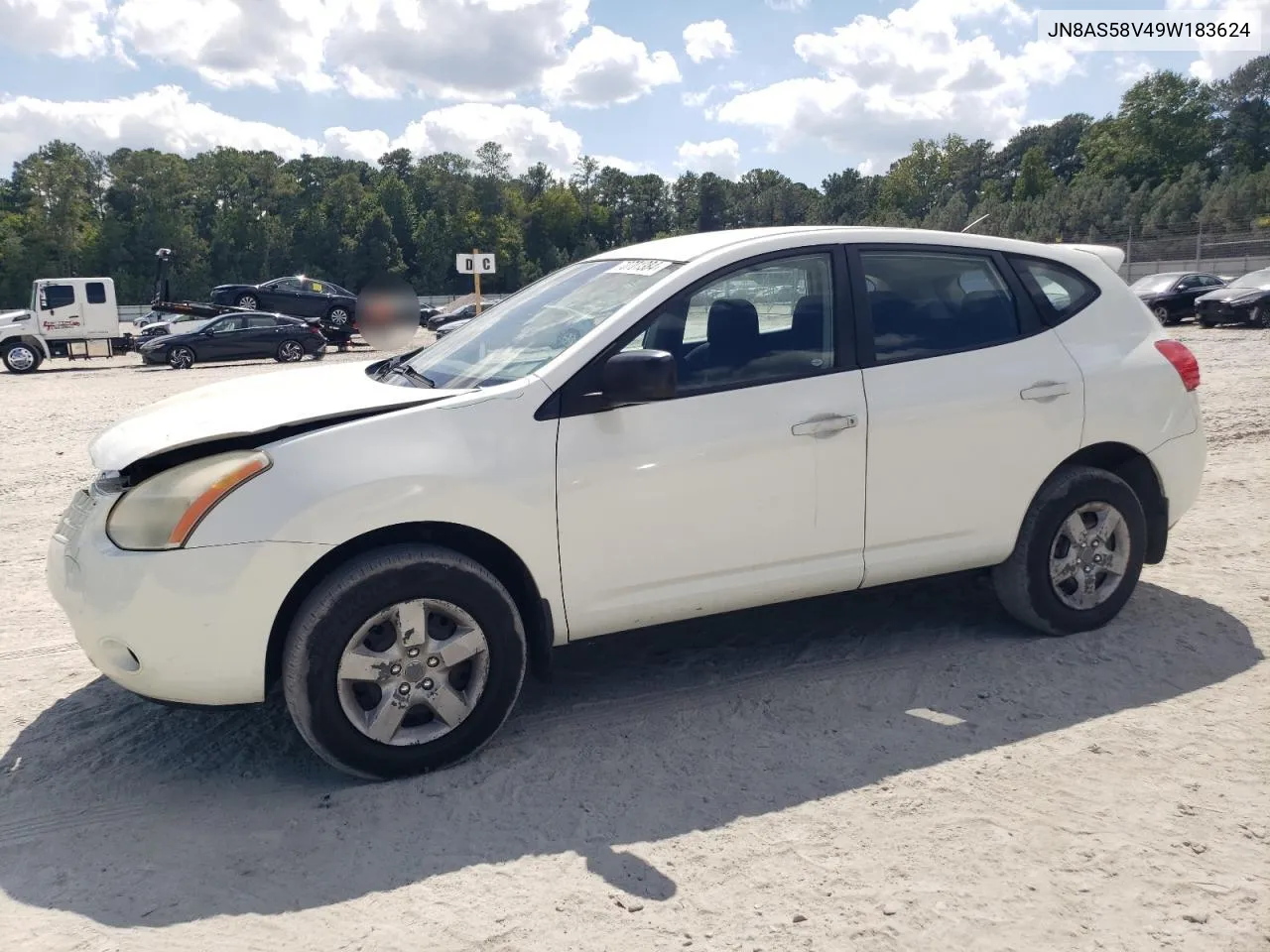 2009 Nissan Rogue S VIN: JN8AS58V49W183624 Lot: 70701384